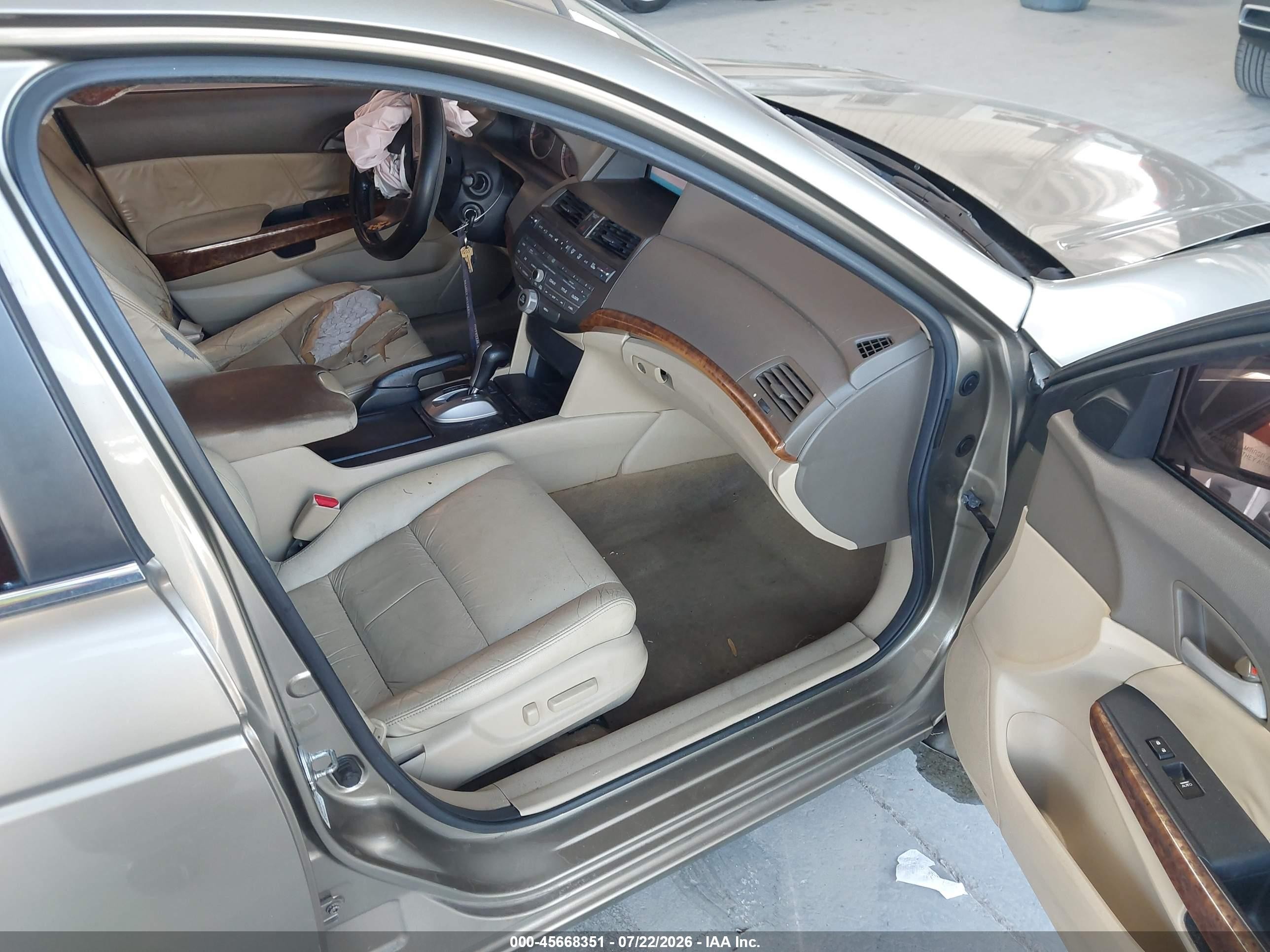 2010 Honda Accord 3.5 Ex-l Золотой vin: 1HGCP3F87AA016121