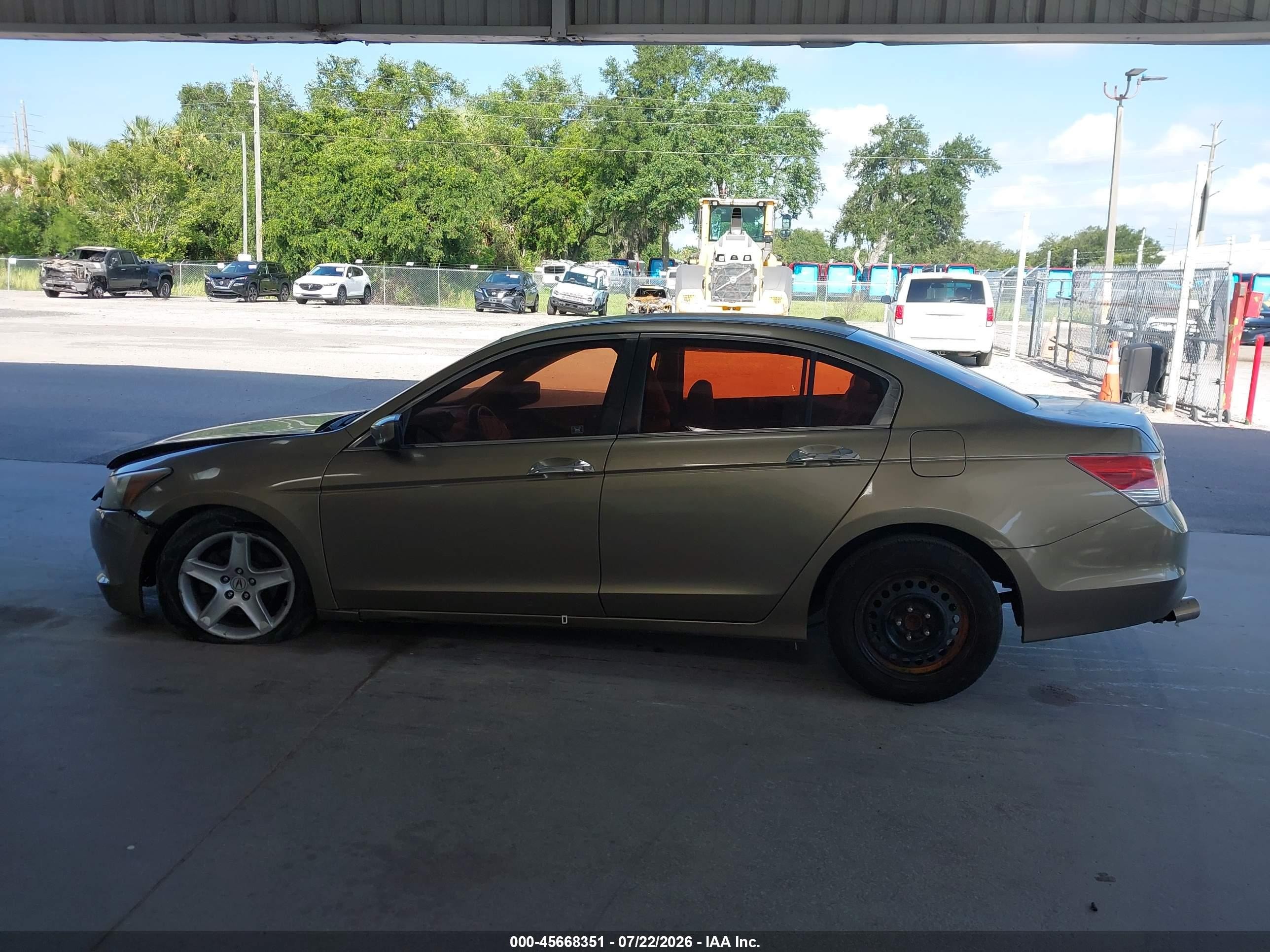 2010 Honda Accord 3.5 Ex-l Золотой vin: 1HGCP3F87AA016121