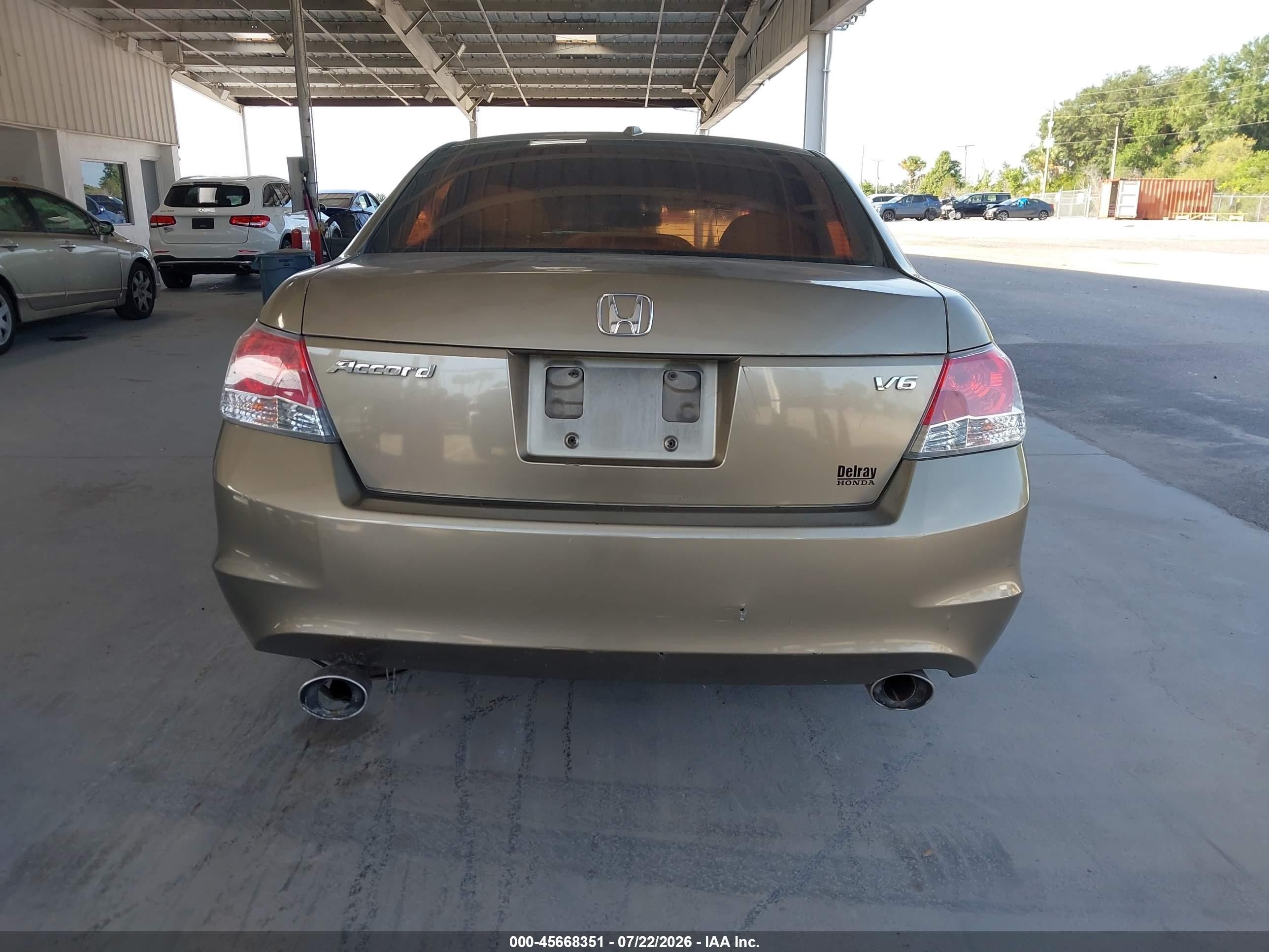 2010 Honda Accord 3.5 Ex-l Золотой vin: 1HGCP3F87AA016121