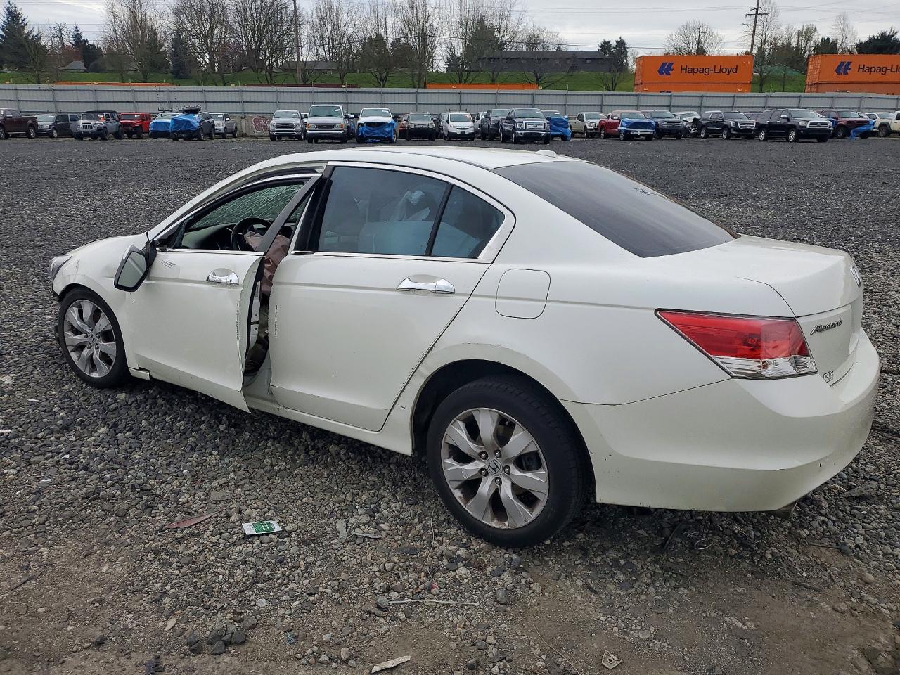 2010 Honda Accord Exl White vin: 1HGCP3F87AA017012