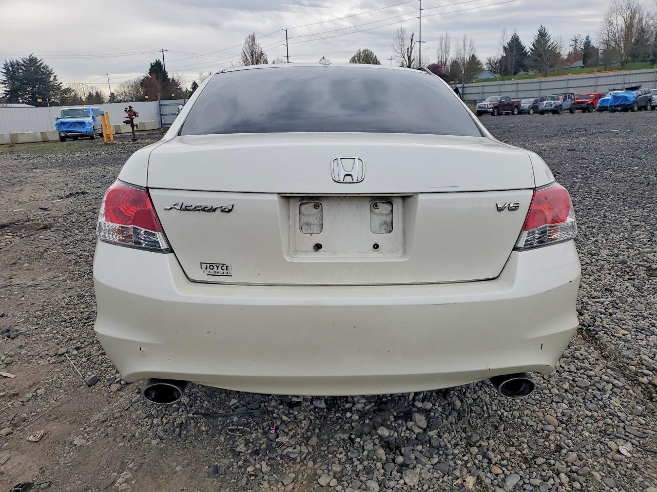 2010 Honda Accord Exl White vin: 1HGCP3F87AA017012