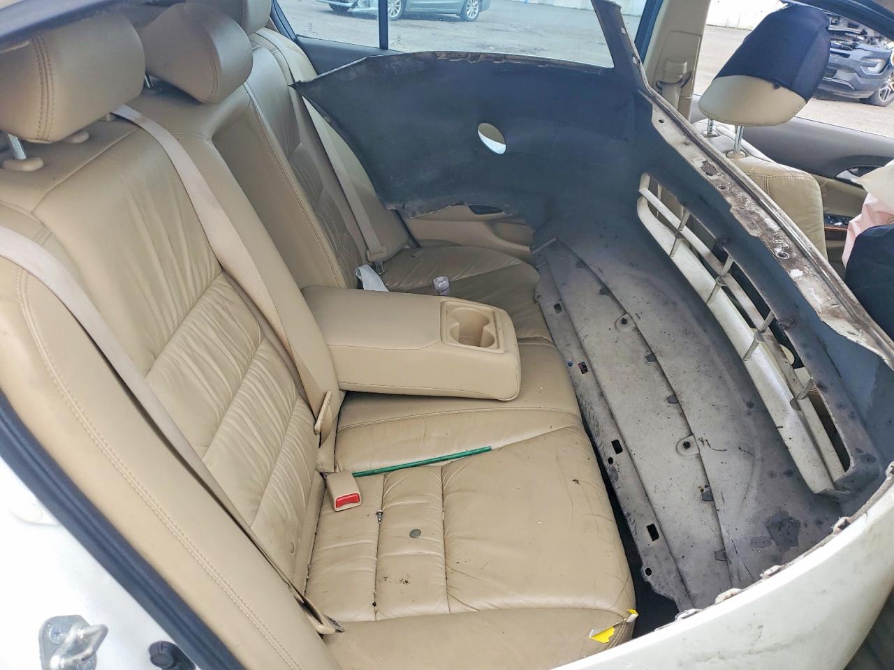 2010 Honda Accord Exl White vin: 1HGCP3F87AA017012
