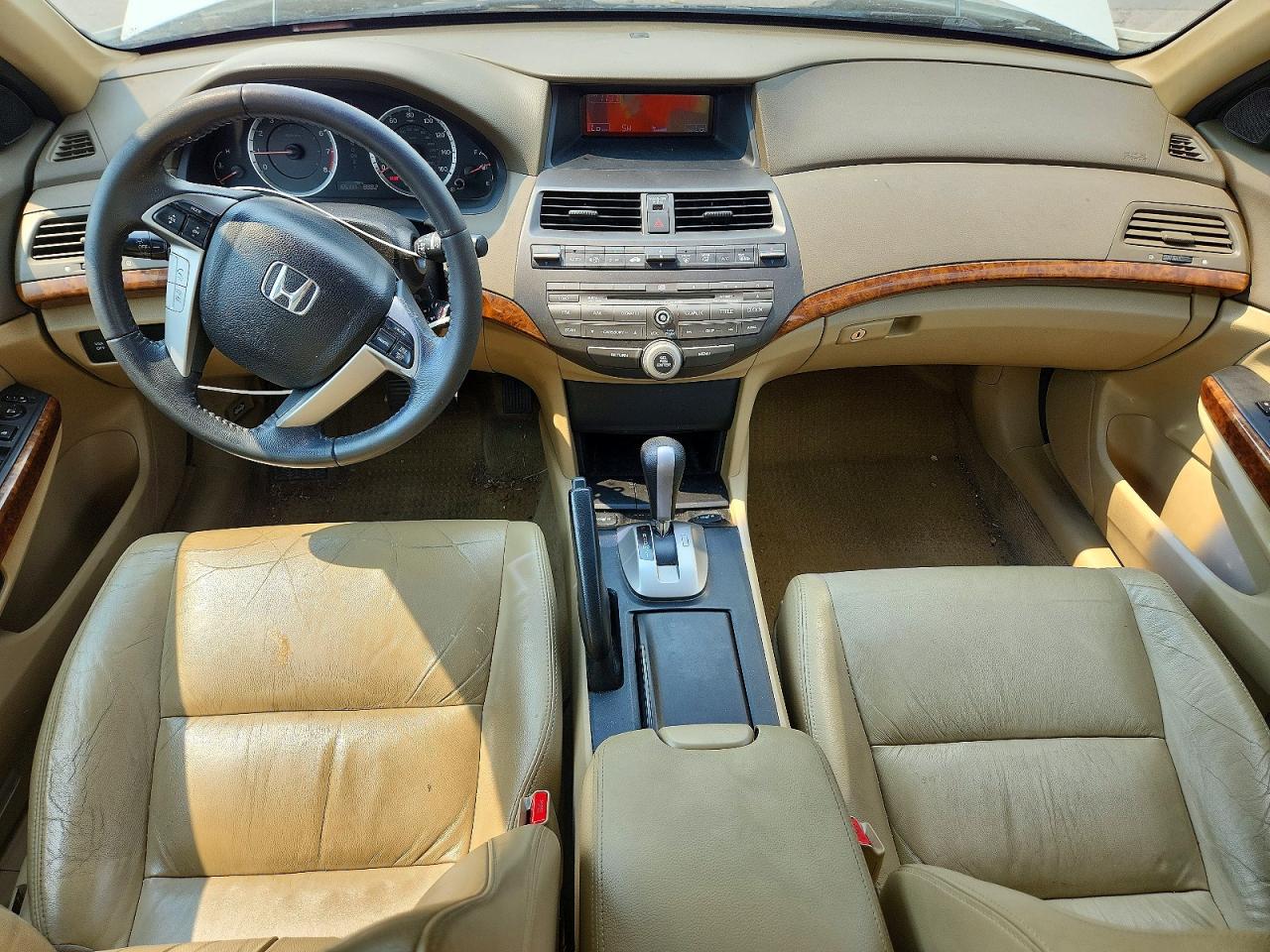 2010 Honda Accord Exl White vin: 1HGCP3F87AA024834
