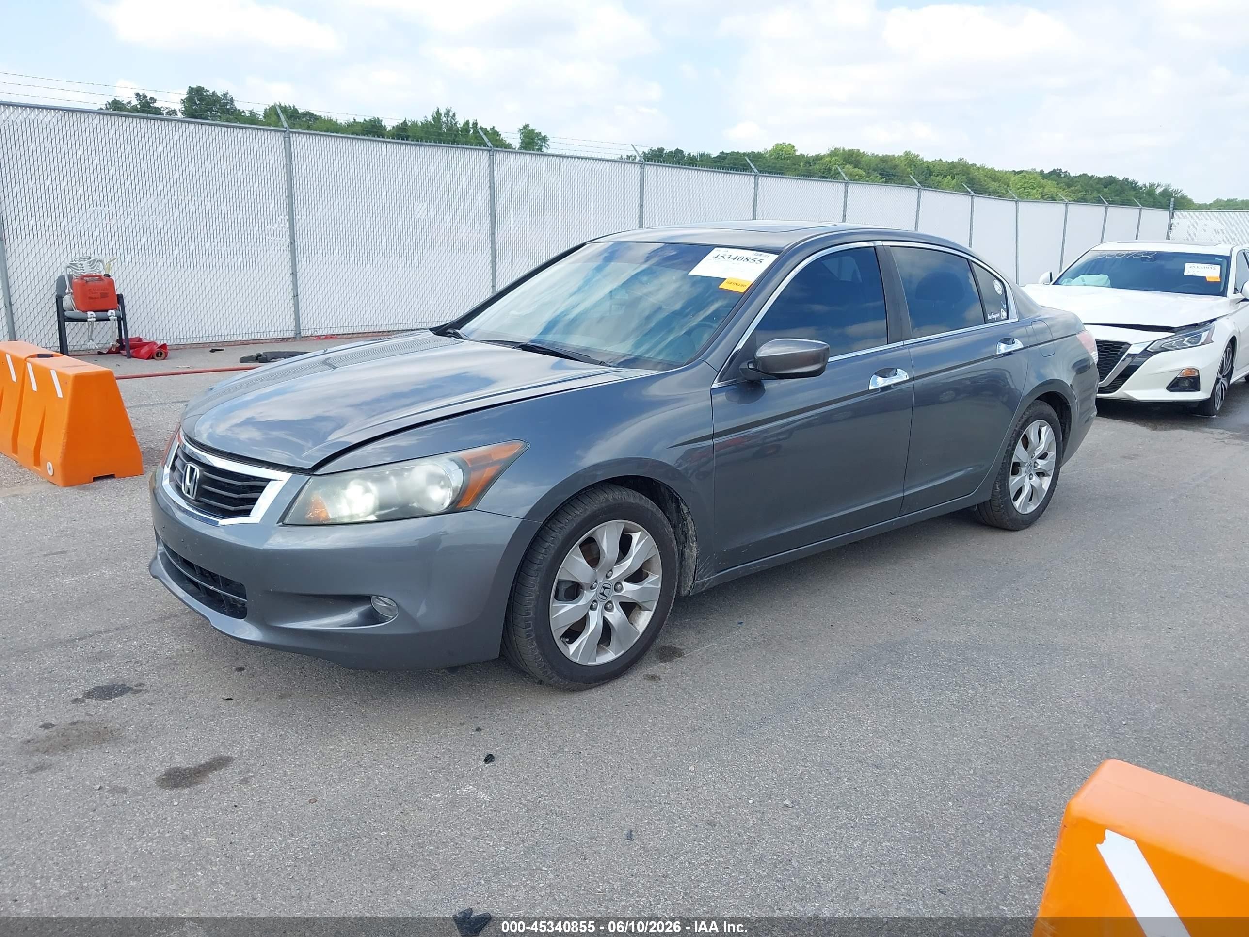 2010 Honda Accord 3.5 Ex-l Gray vin: 1HGCP3F87AA025076
