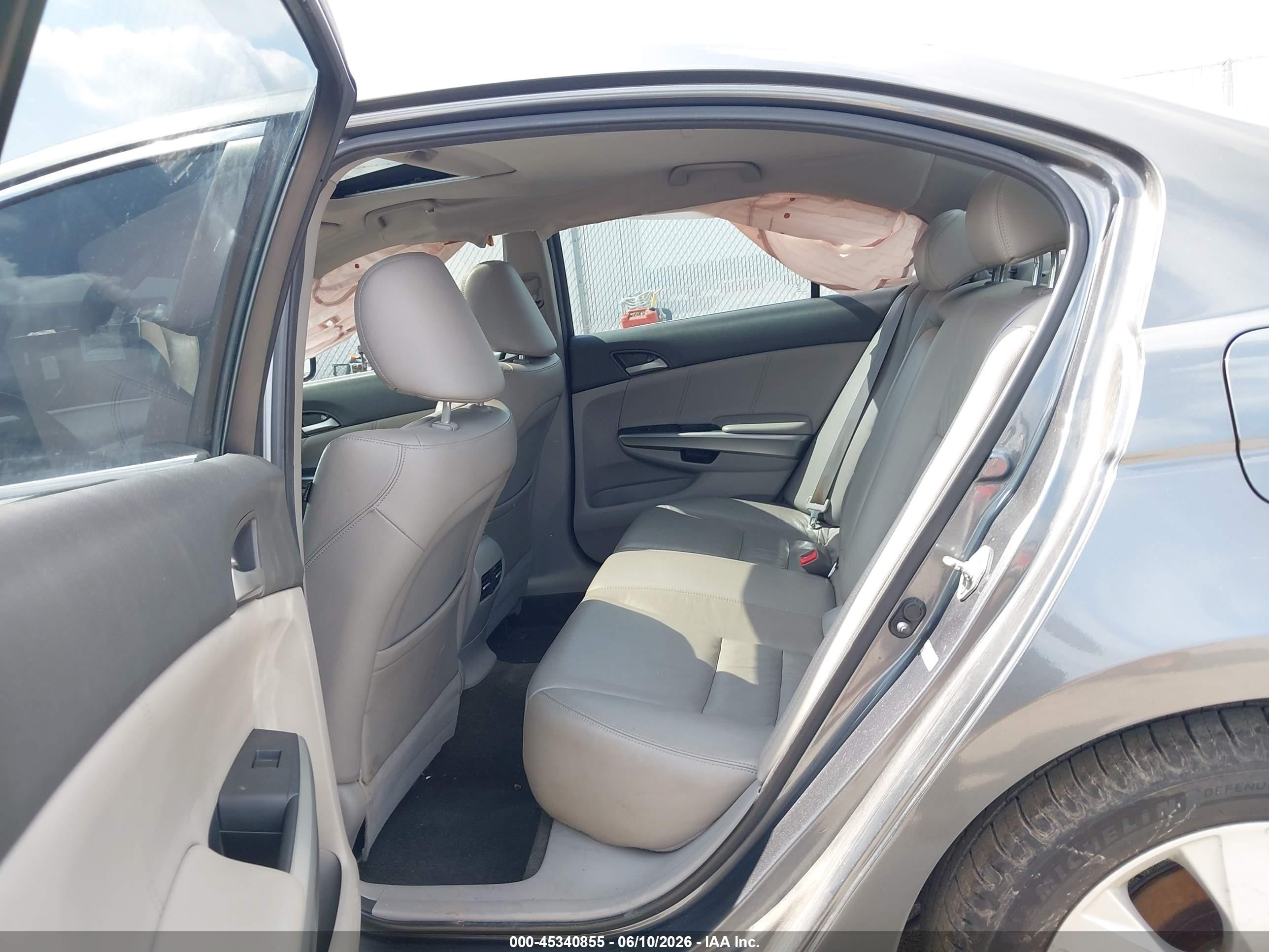 2010 Honda Accord 3.5 Ex-l Gray vin: 1HGCP3F87AA025076