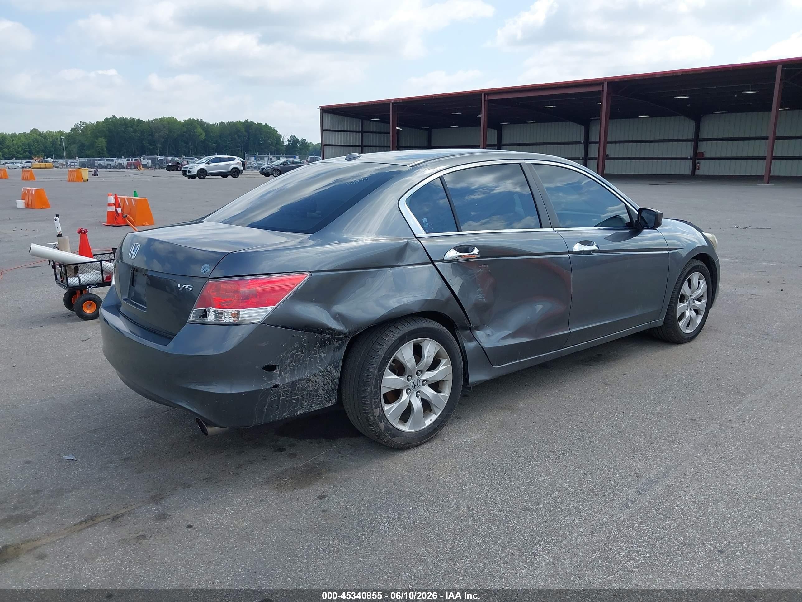 2010 Honda Accord 3.5 Ex-l Gray vin: 1HGCP3F87AA025076