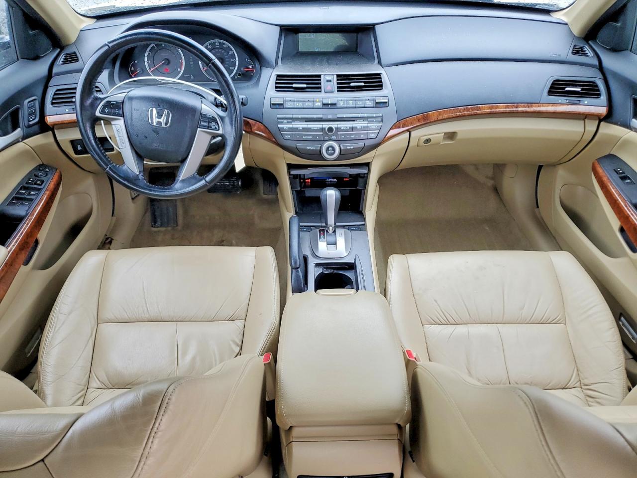 2011 Honda Accord Exl White vin: 1HGCP3F87BA004861