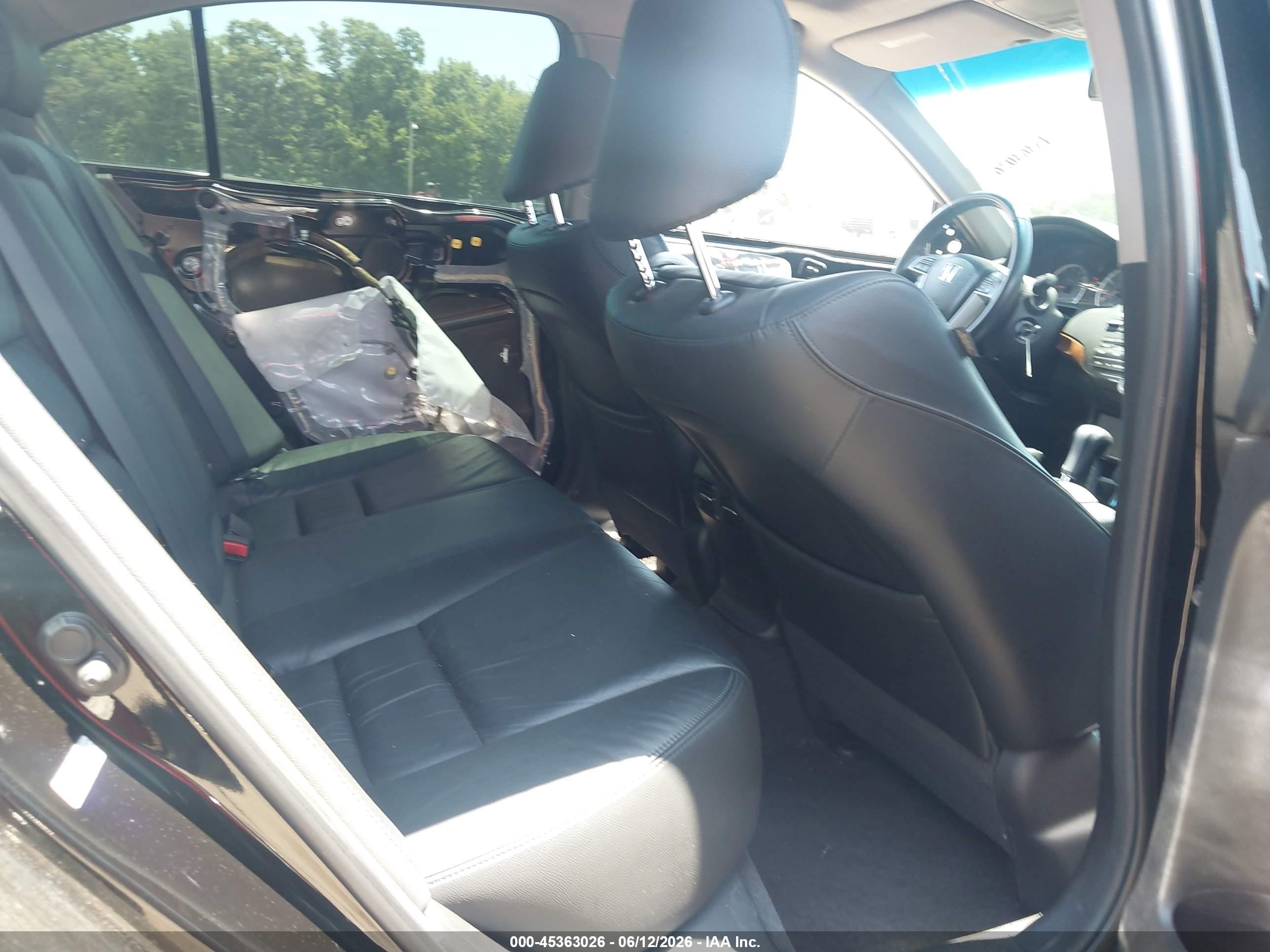 2011 Honda Accord 3.5 Ex-l Black vin: 1HGCP3F87BA008487