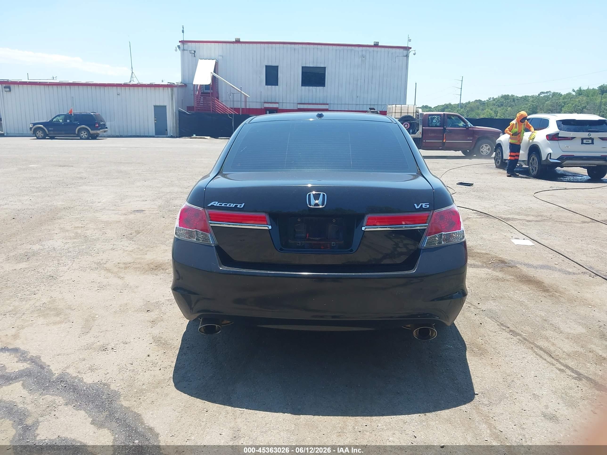2011 Honda Accord 3.5 Ex-l Black vin: 1HGCP3F87BA008487