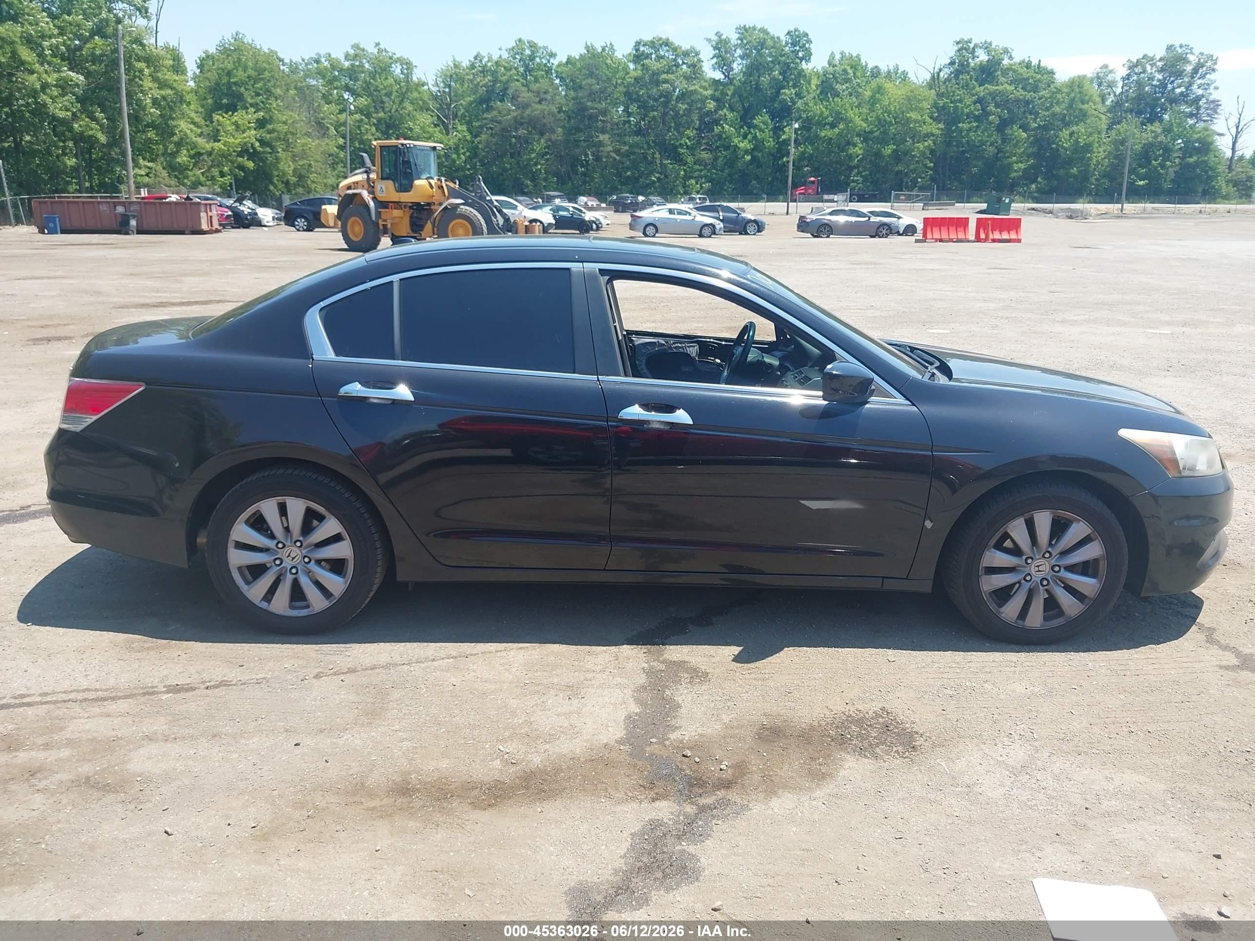 2011 Honda Accord 3.5 Ex-l Black vin: 1HGCP3F87BA008487
