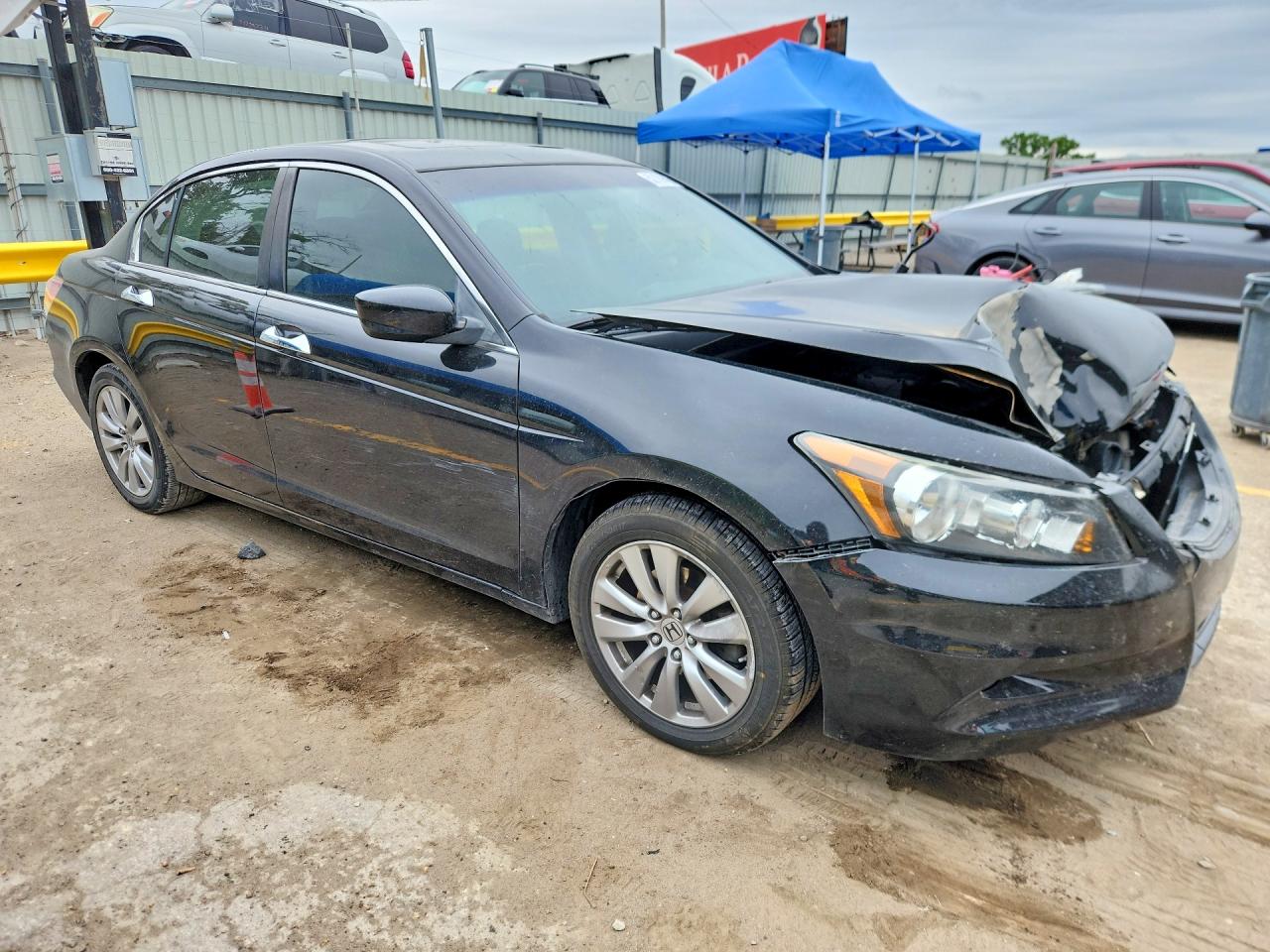 2011 Honda Accord Exl Черный vin: 1HGCP3F87BA013785