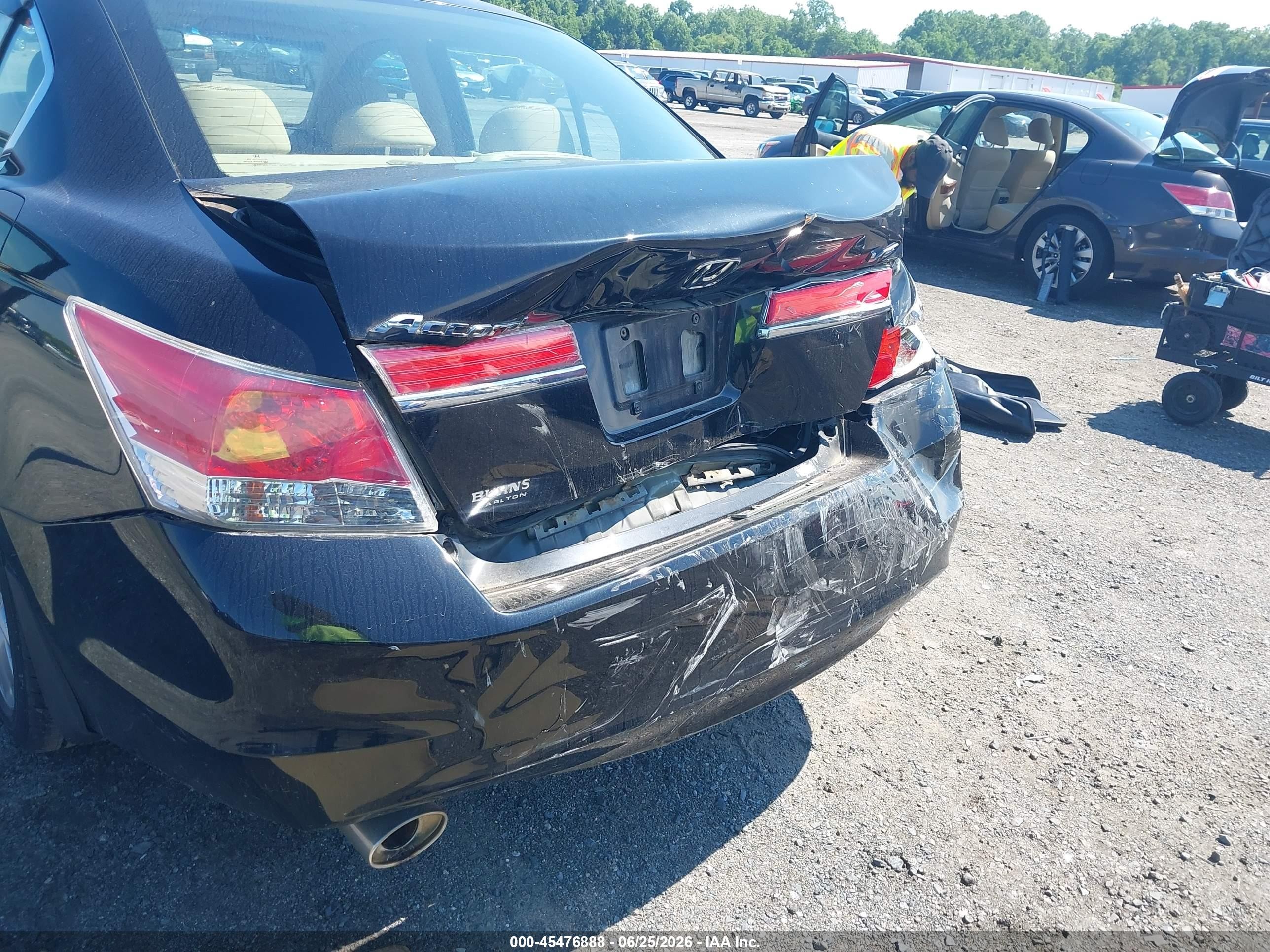 2011 Honda Accord 3.5 Ex-l Black vin: 1HGCP3F87BA019148