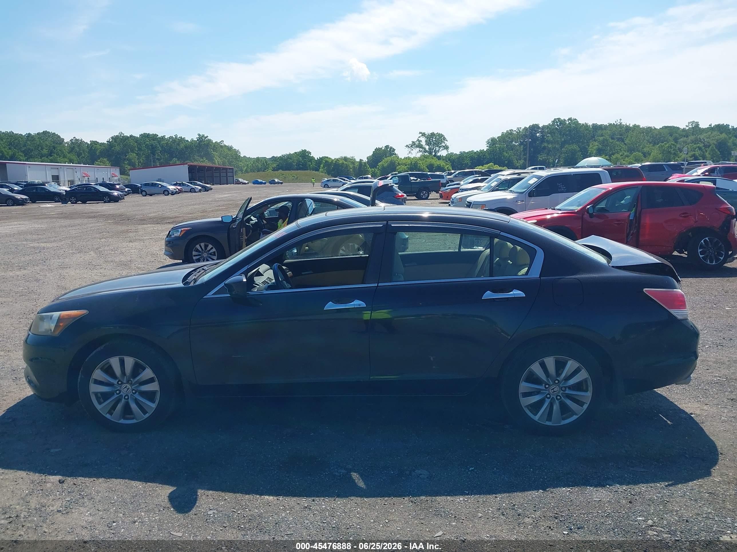 2011 Honda Accord 3.5 Ex-l Black vin: 1HGCP3F87BA019148