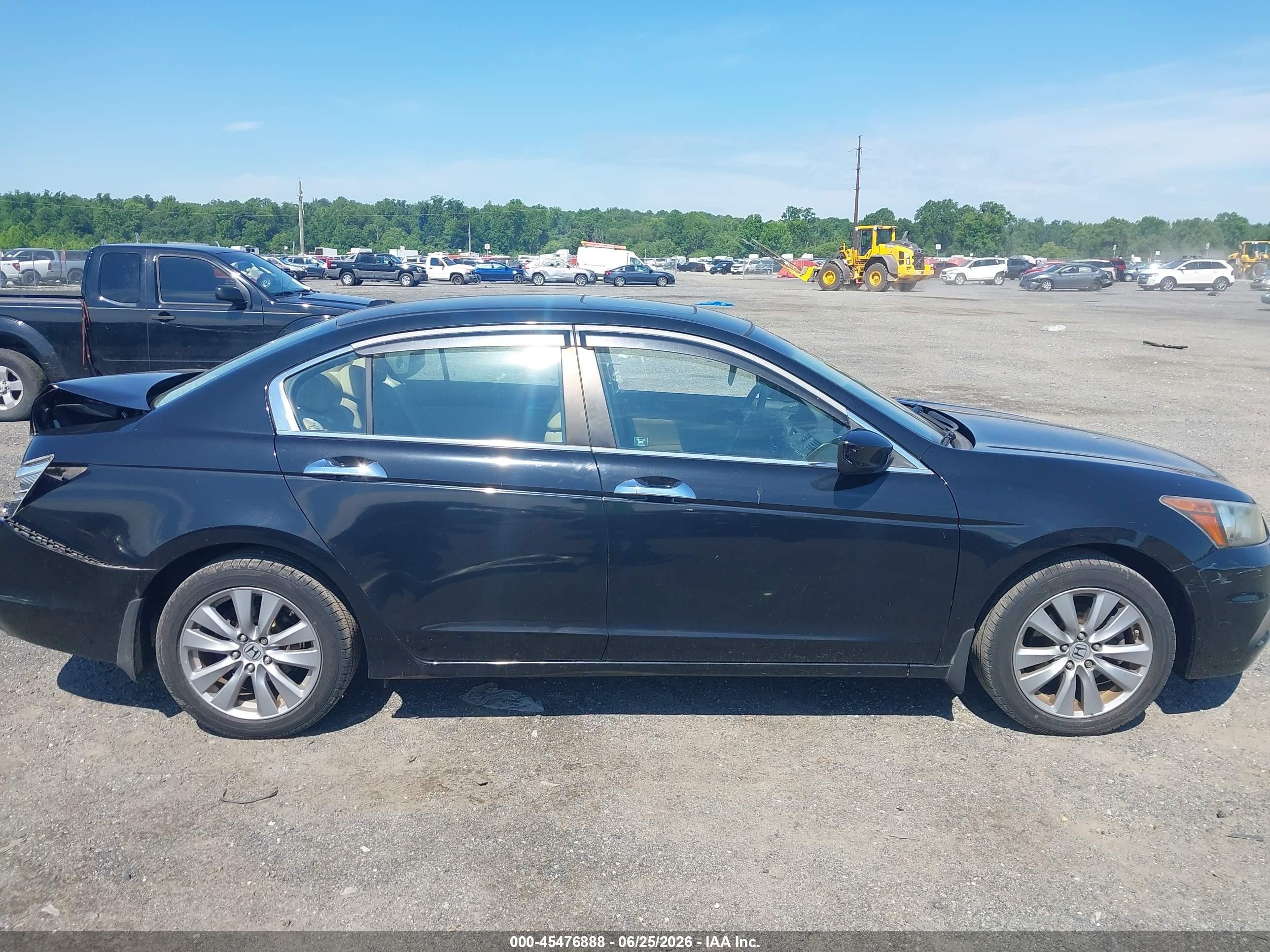 2011 Honda Accord 3.5 Ex-l Black vin: 1HGCP3F87BA019148
