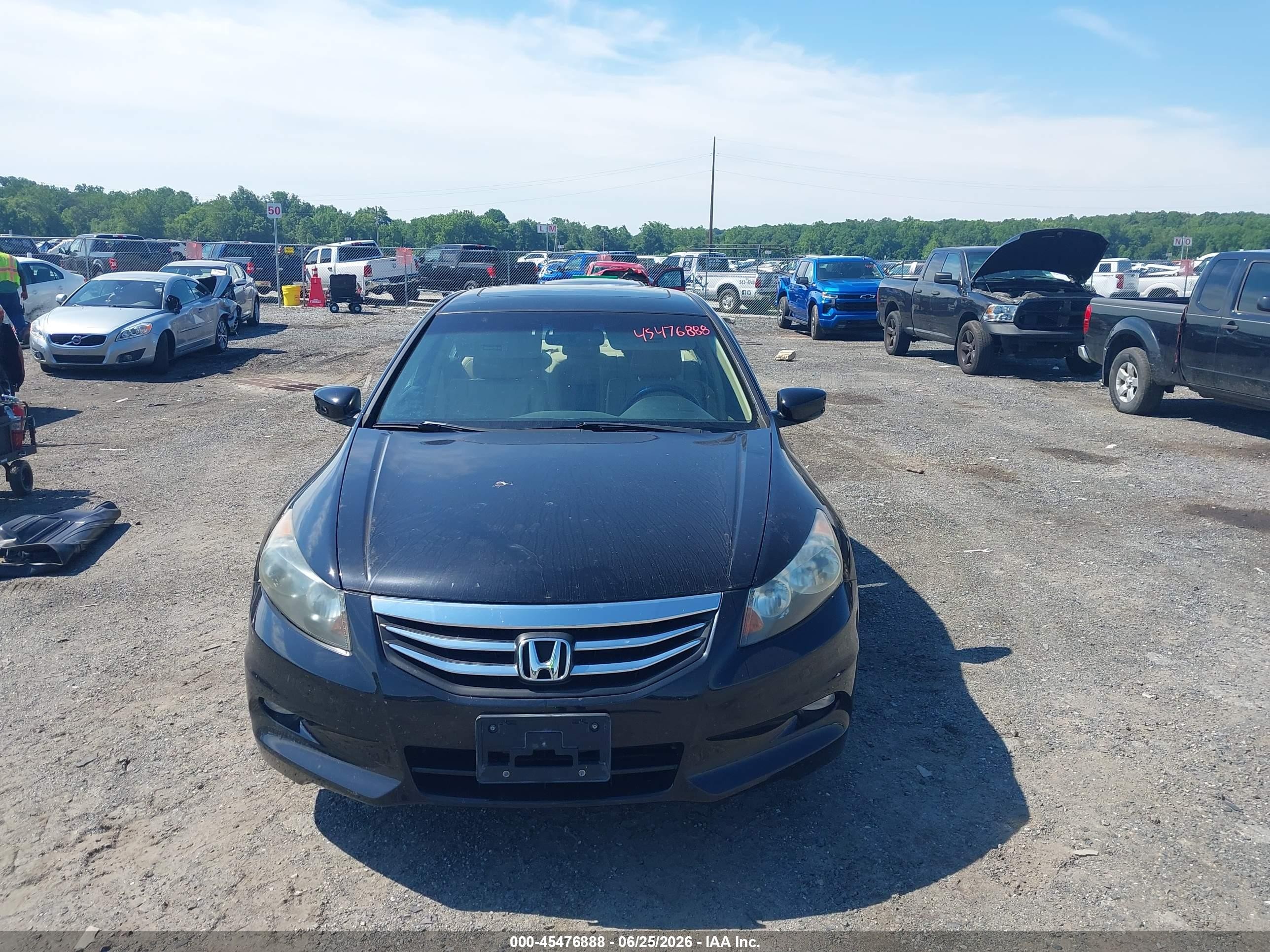2011 Honda Accord 3.5 Ex-l Black vin: 1HGCP3F87BA019148