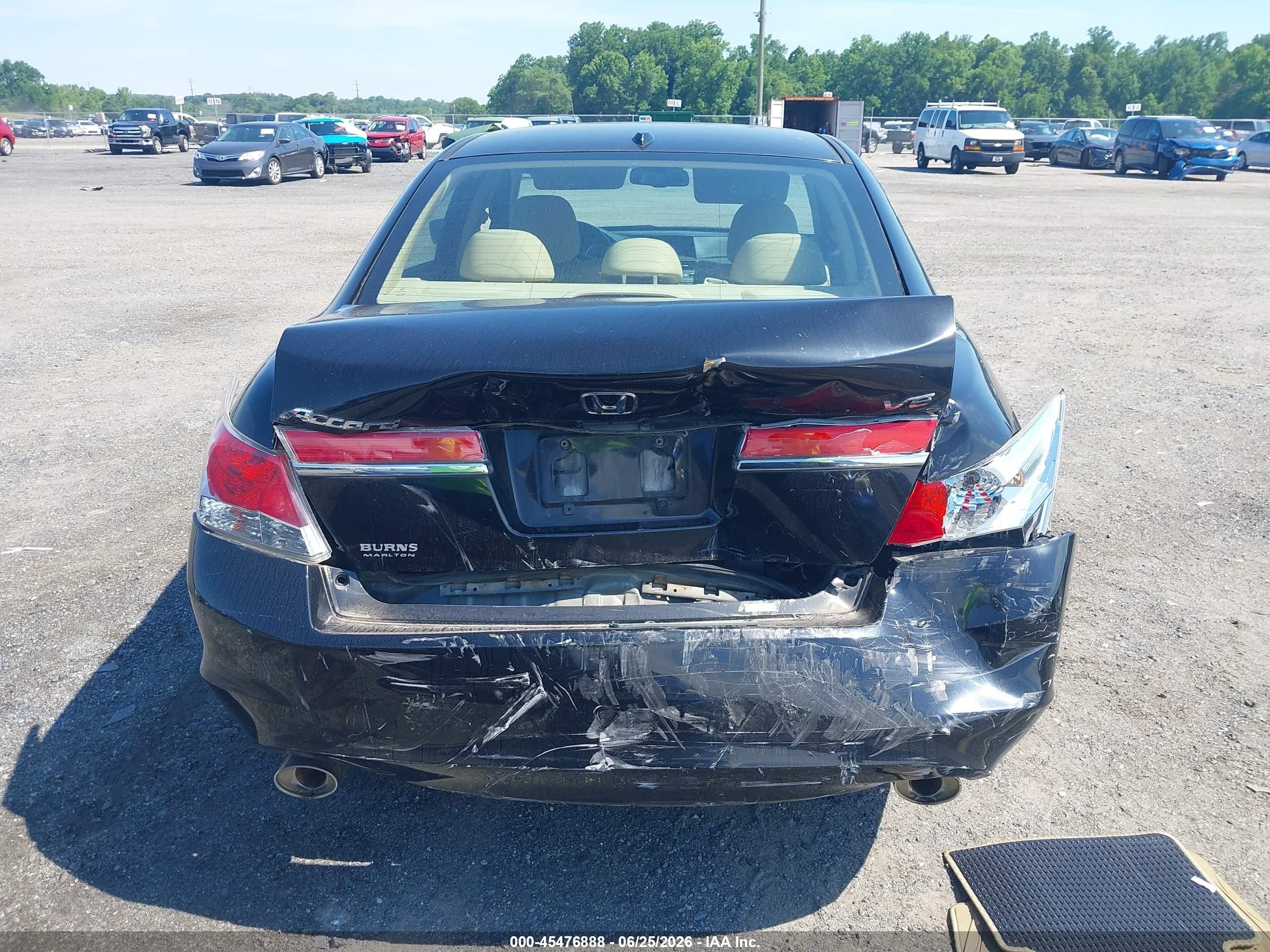 2011 Honda Accord 3.5 Ex-l Black vin: 1HGCP3F87BA019148