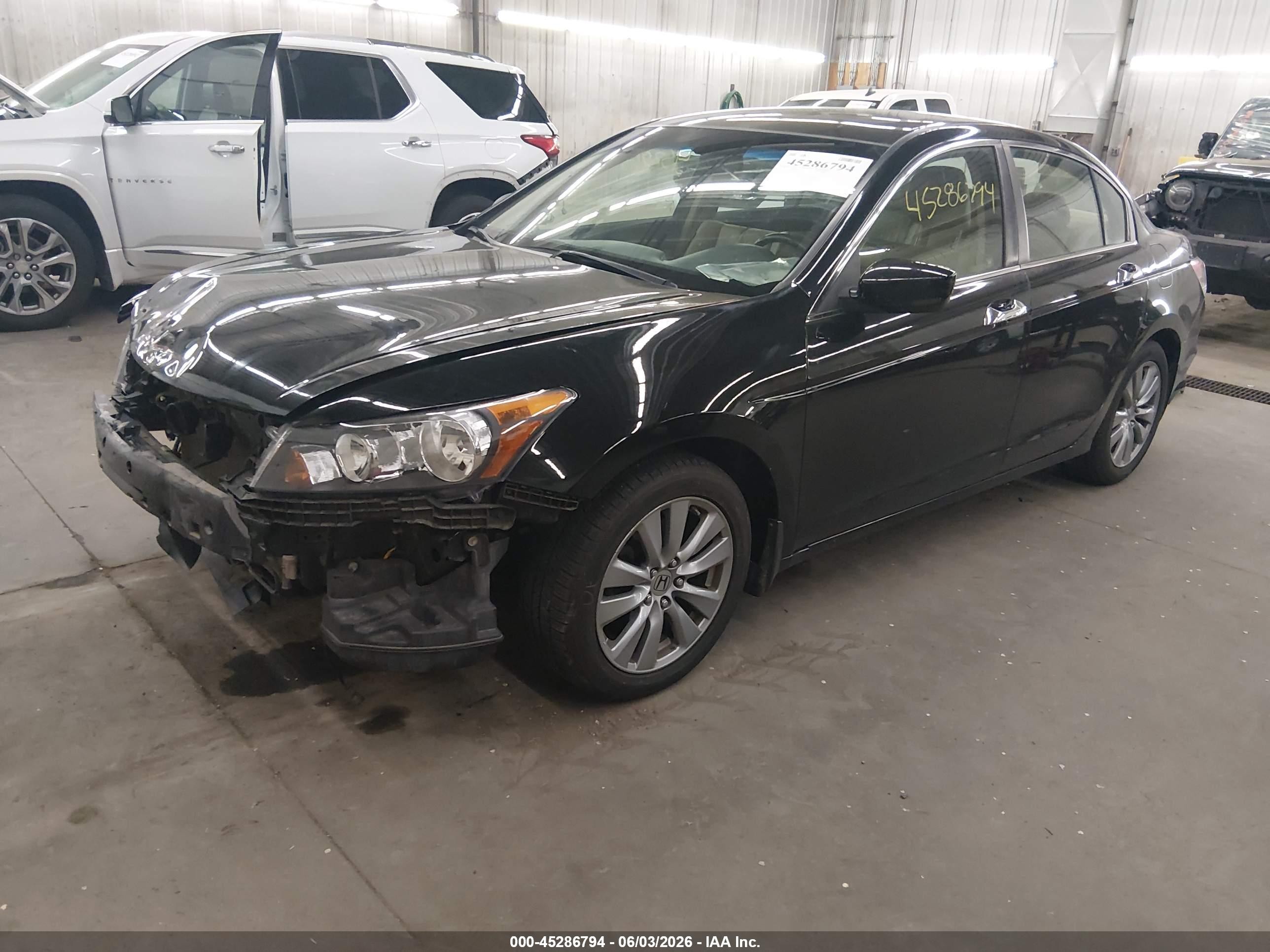 2011 Honda Accord 3.5 Ex-l Black vin: 1HGCP3F87BA029422