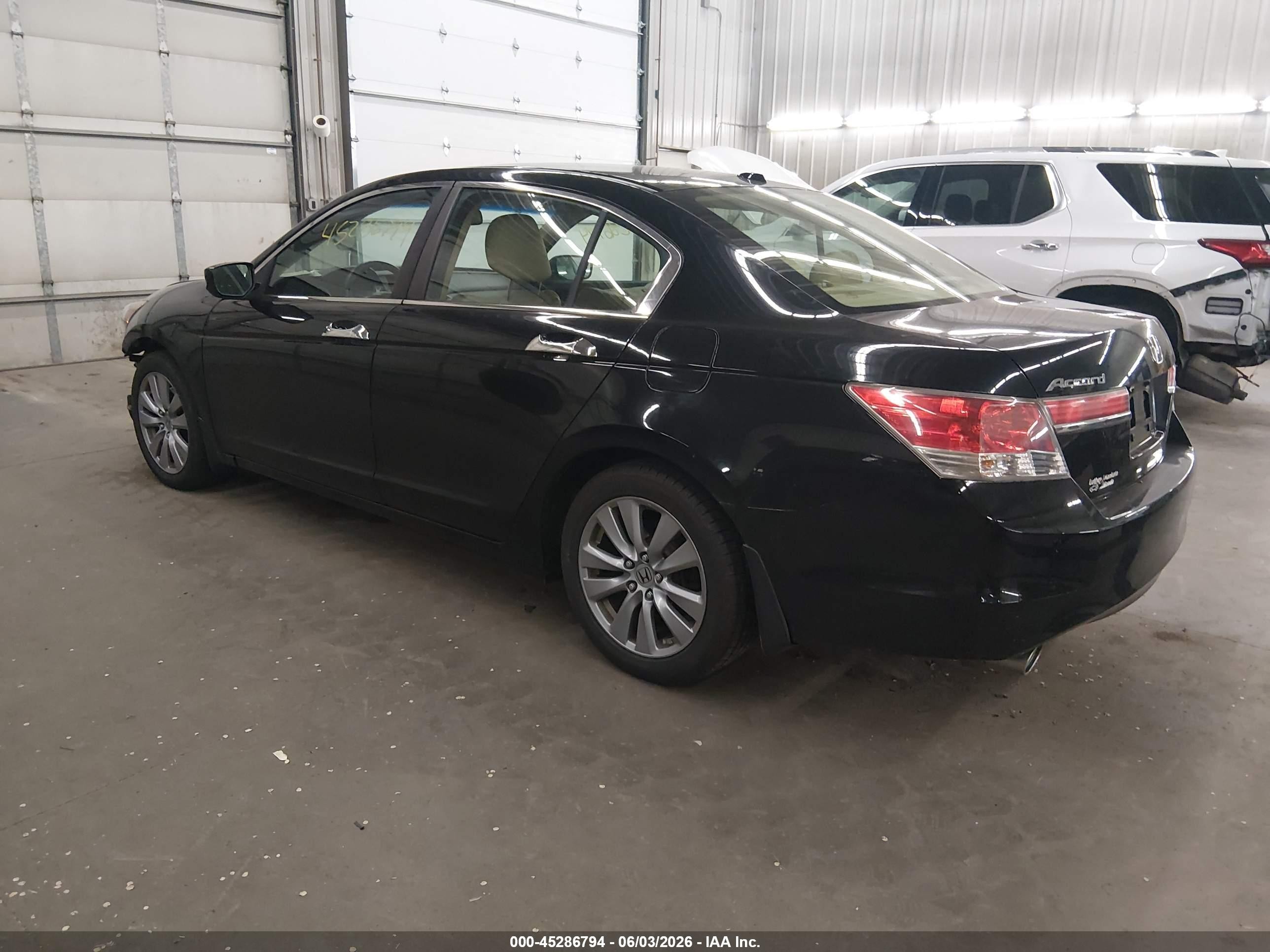2011 Honda Accord 3.5 Ex-l Black vin: 1HGCP3F87BA029422