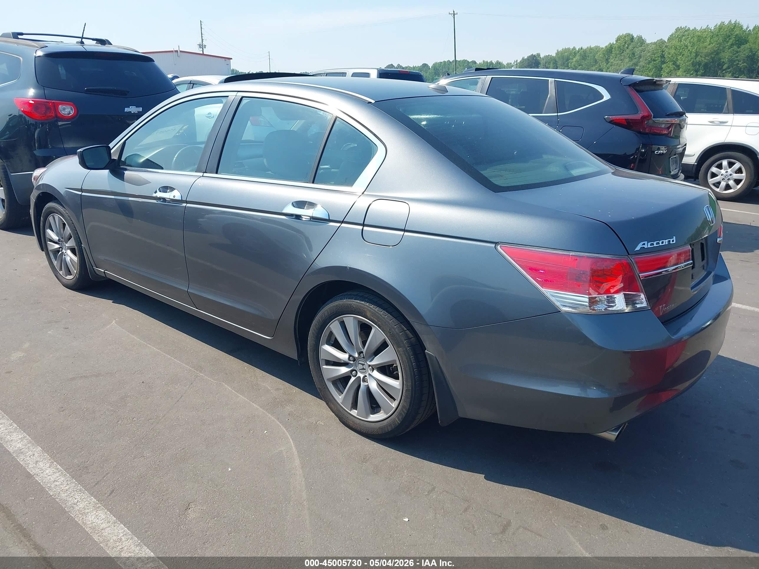 2011 Honda Accord 3.5 Ex-l Серый vin: 1HGCP3F87BA030330