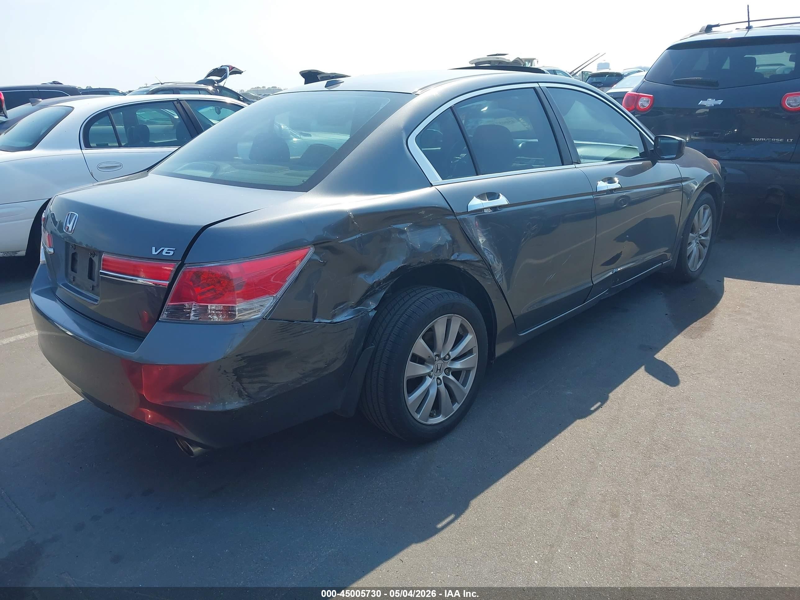 2011 Honda Accord 3.5 Ex-l Серый vin: 1HGCP3F87BA030330