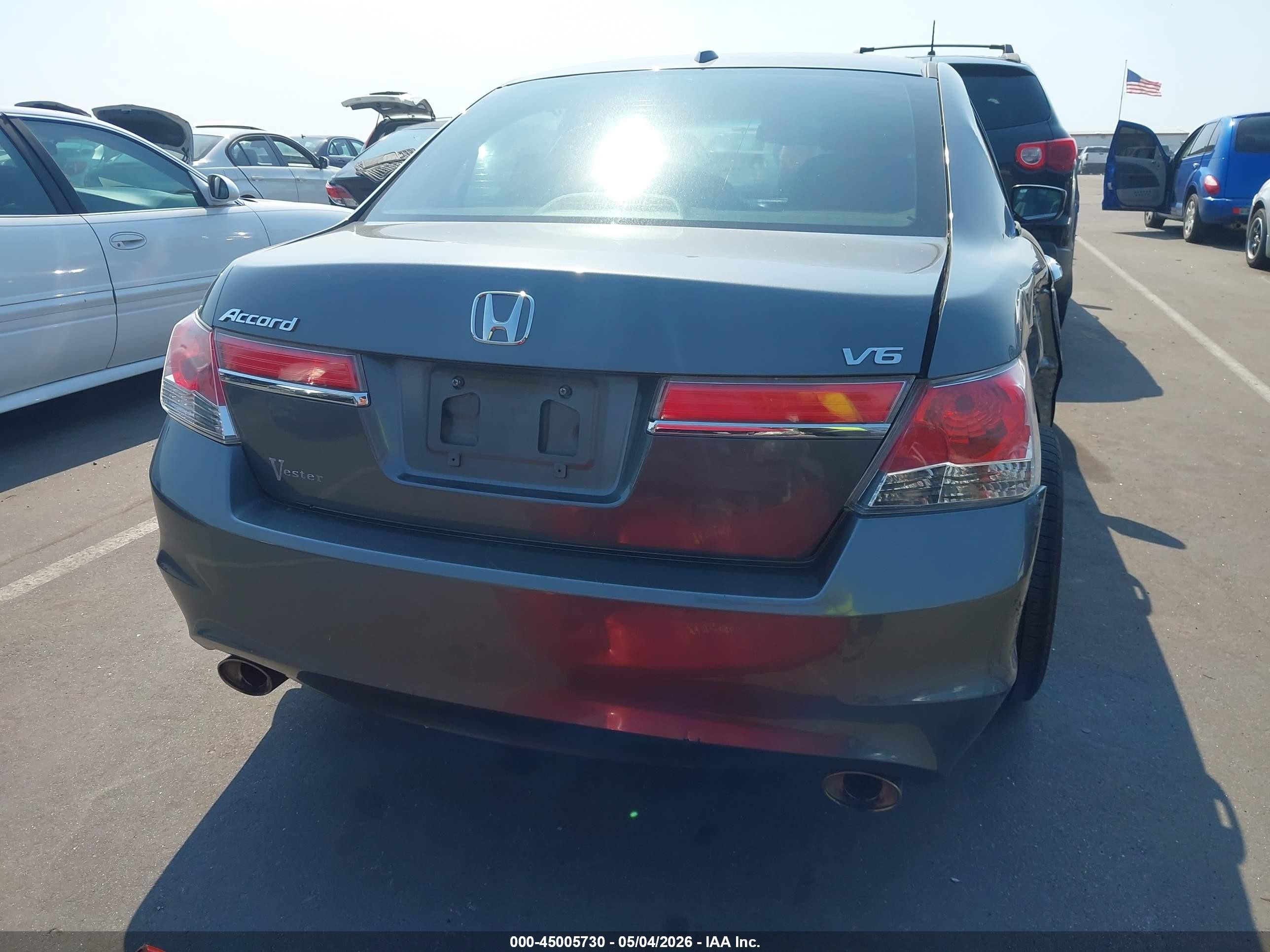 2011 Honda Accord 3.5 Ex-l Серый vin: 1HGCP3F87BA030330