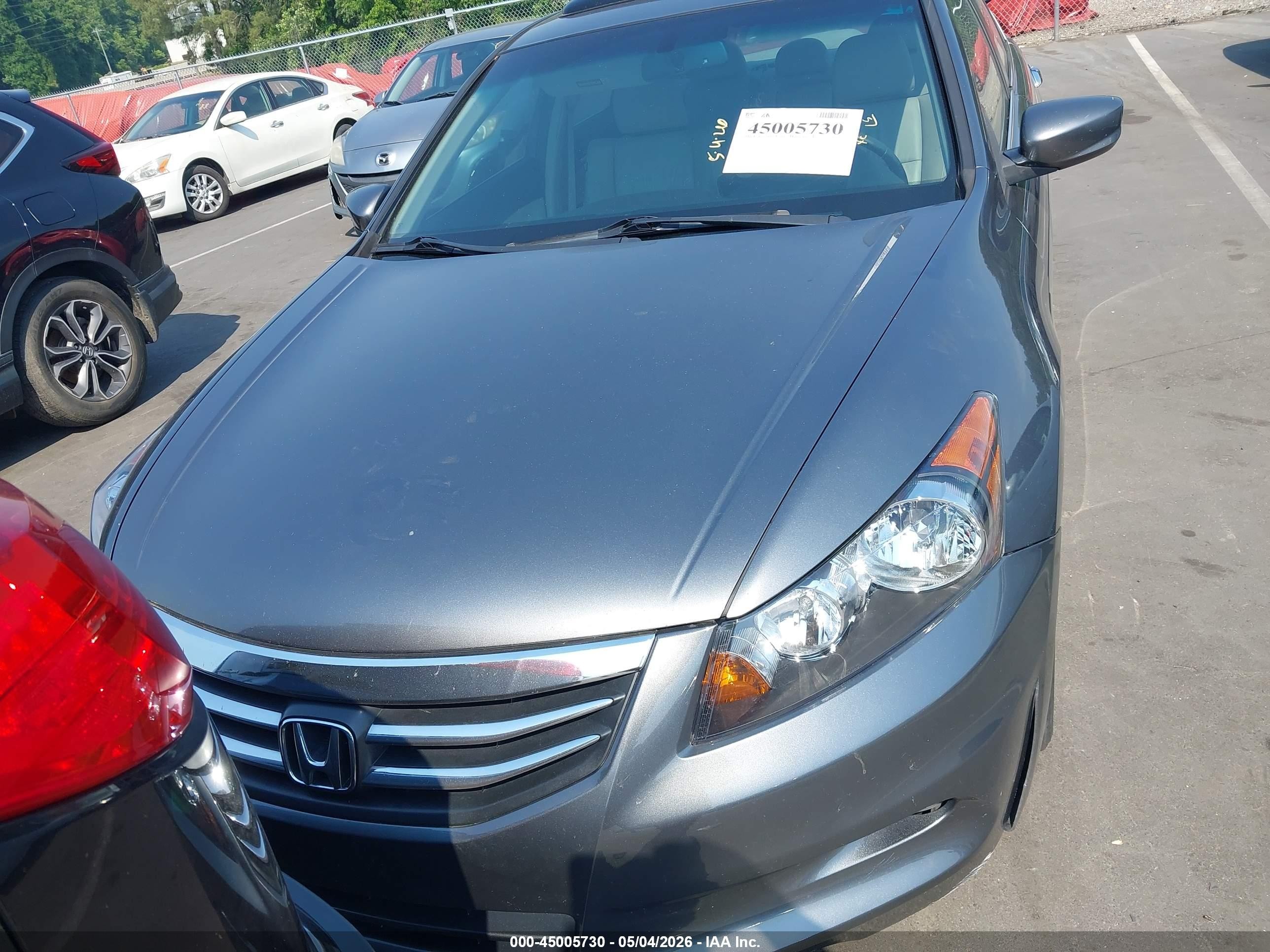 2011 Honda Accord 3.5 Ex-l Серый vin: 1HGCP3F87BA030330