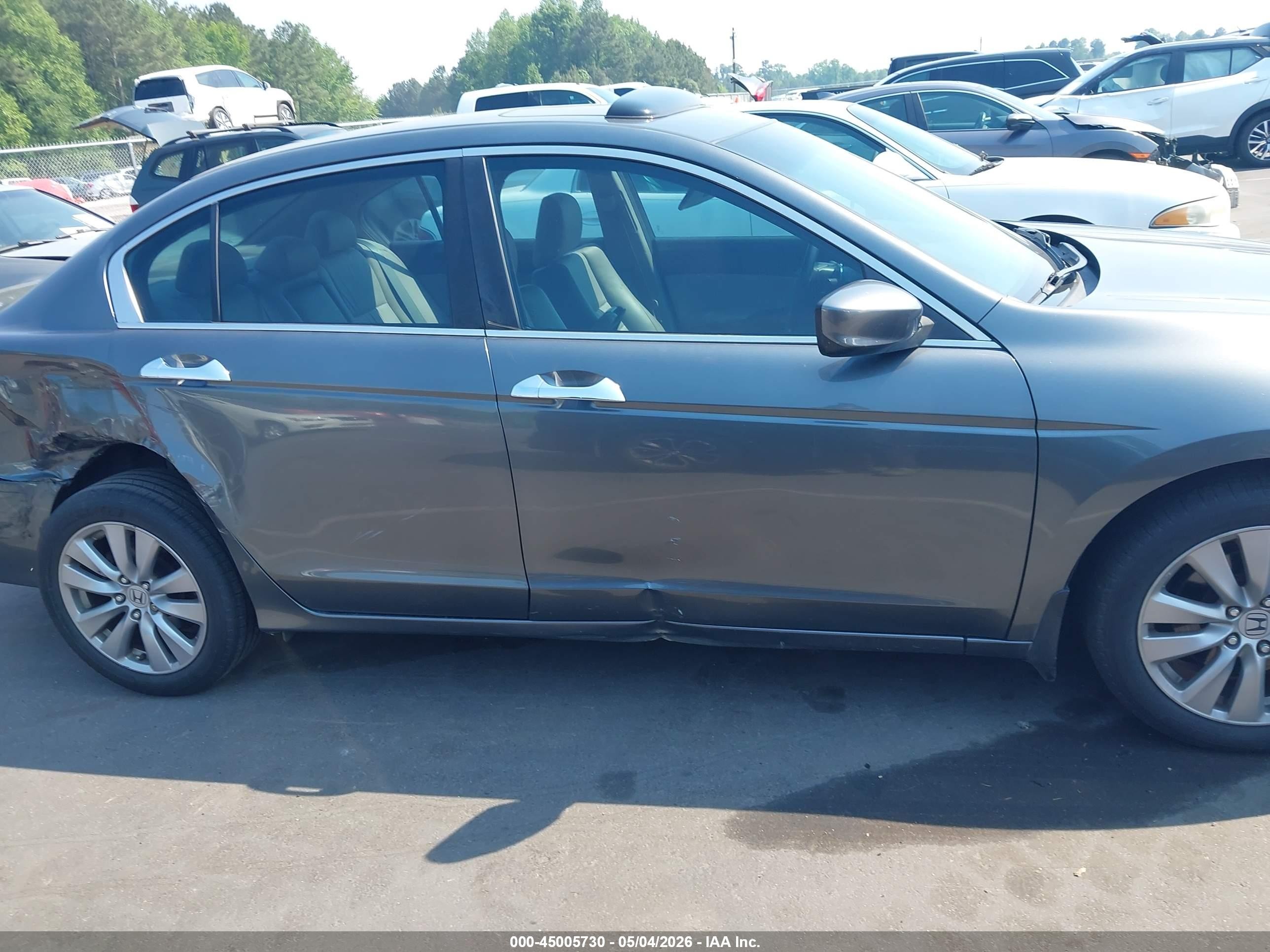 2011 Honda Accord 3.5 Ex-l Серый vin: 1HGCP3F87BA030330