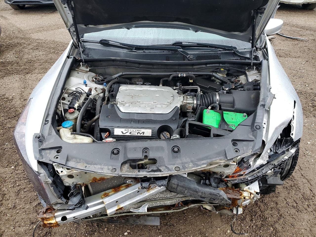 2011 Honda Accord Exl Silver vin: 1HGCP3F87BA800347