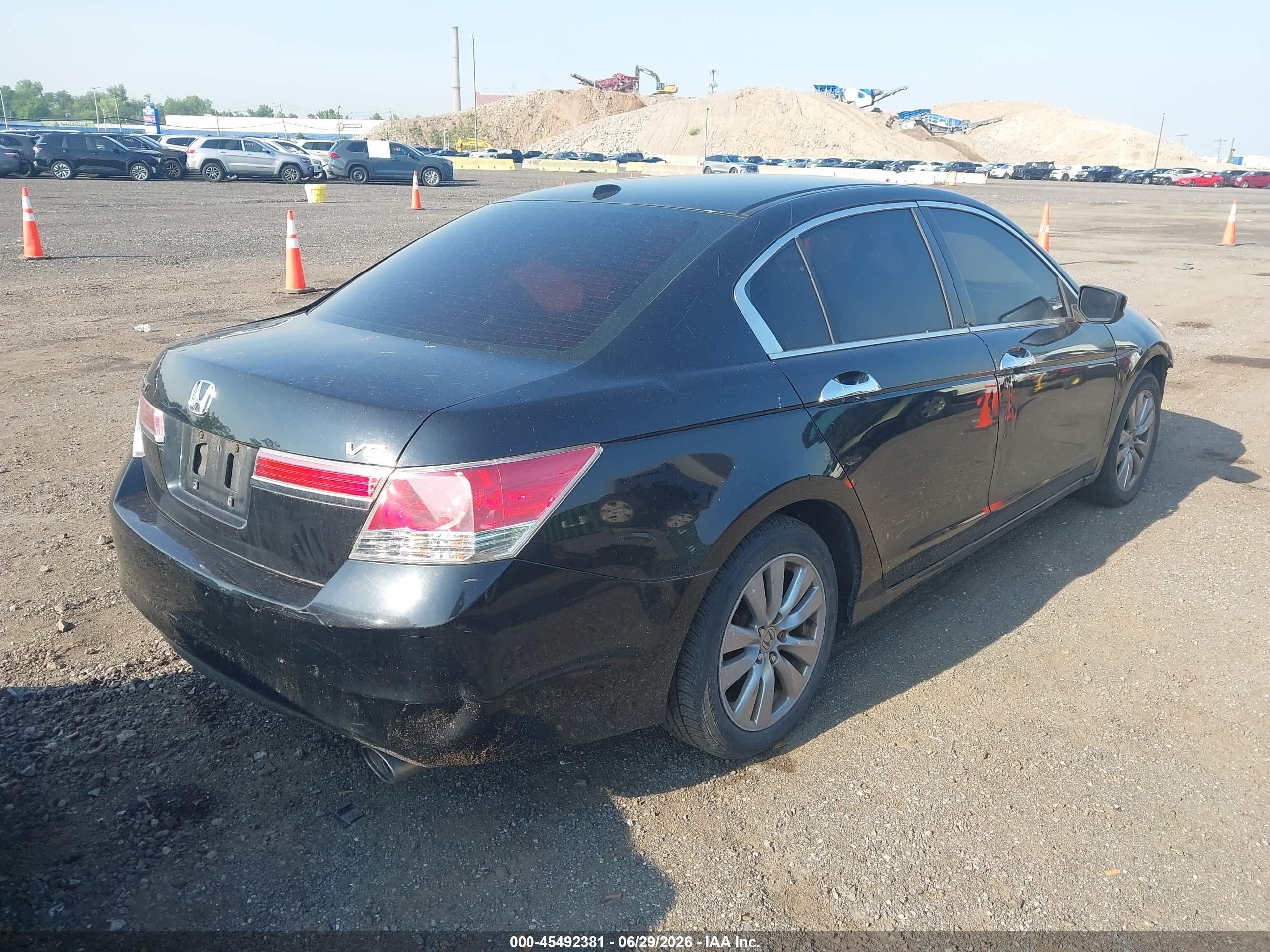 2012 Honda Accord 3.5 Ex-l Black vin: 1HGCP3F87CA001976