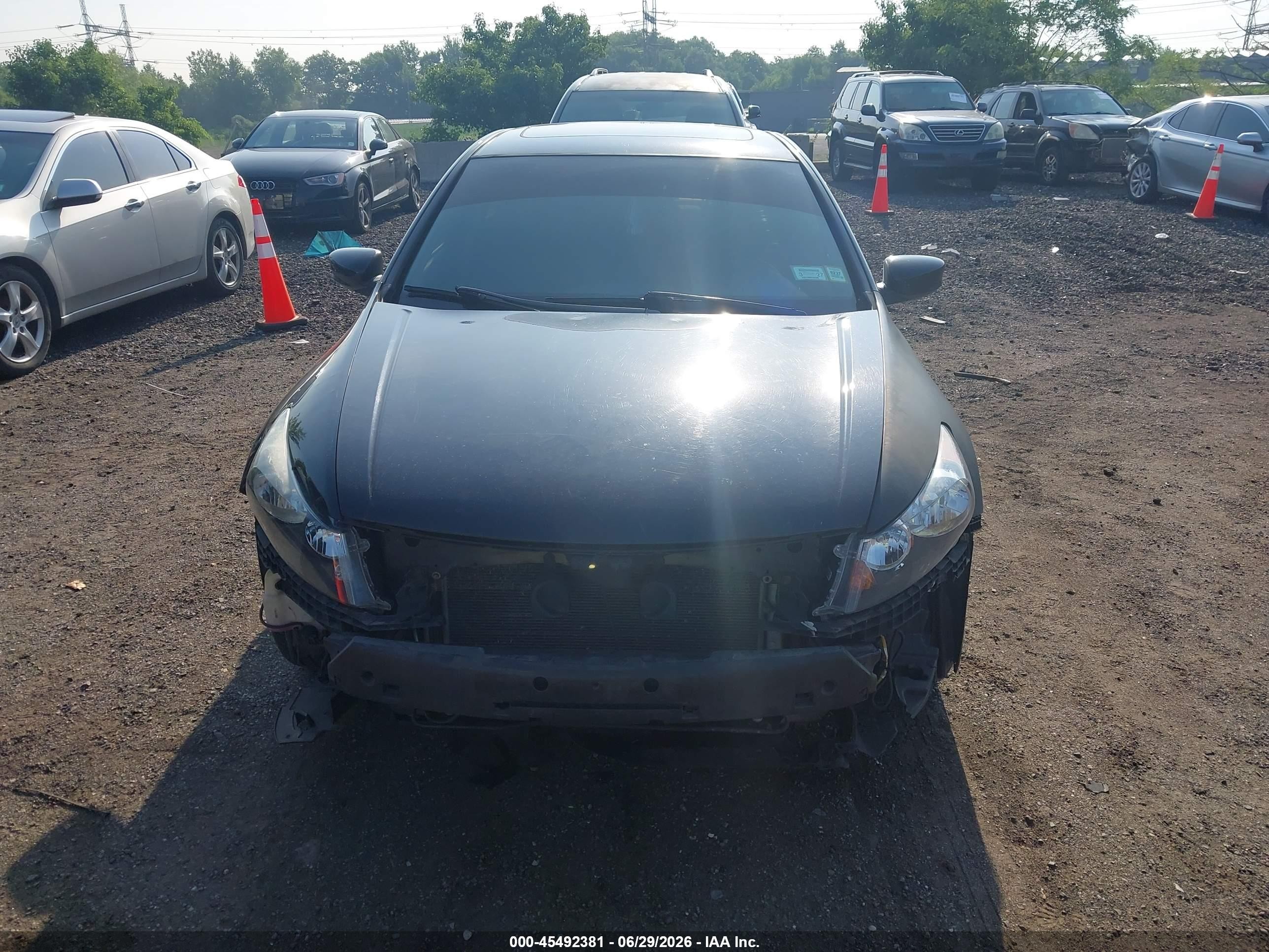 2012 Honda Accord 3.5 Ex-l Black vin: 1HGCP3F87CA001976