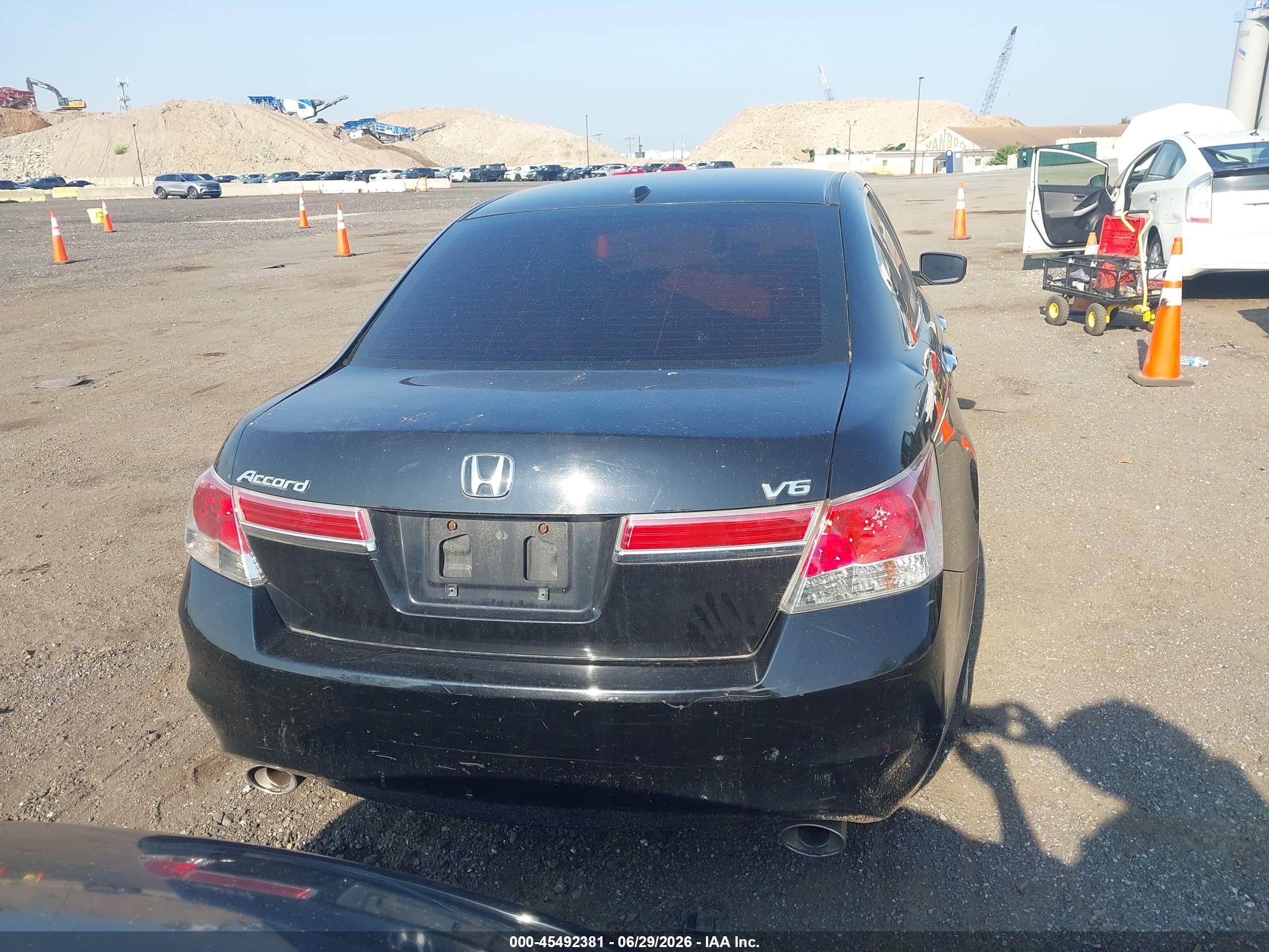 2012 Honda Accord 3.5 Ex-l Black vin: 1HGCP3F87CA001976