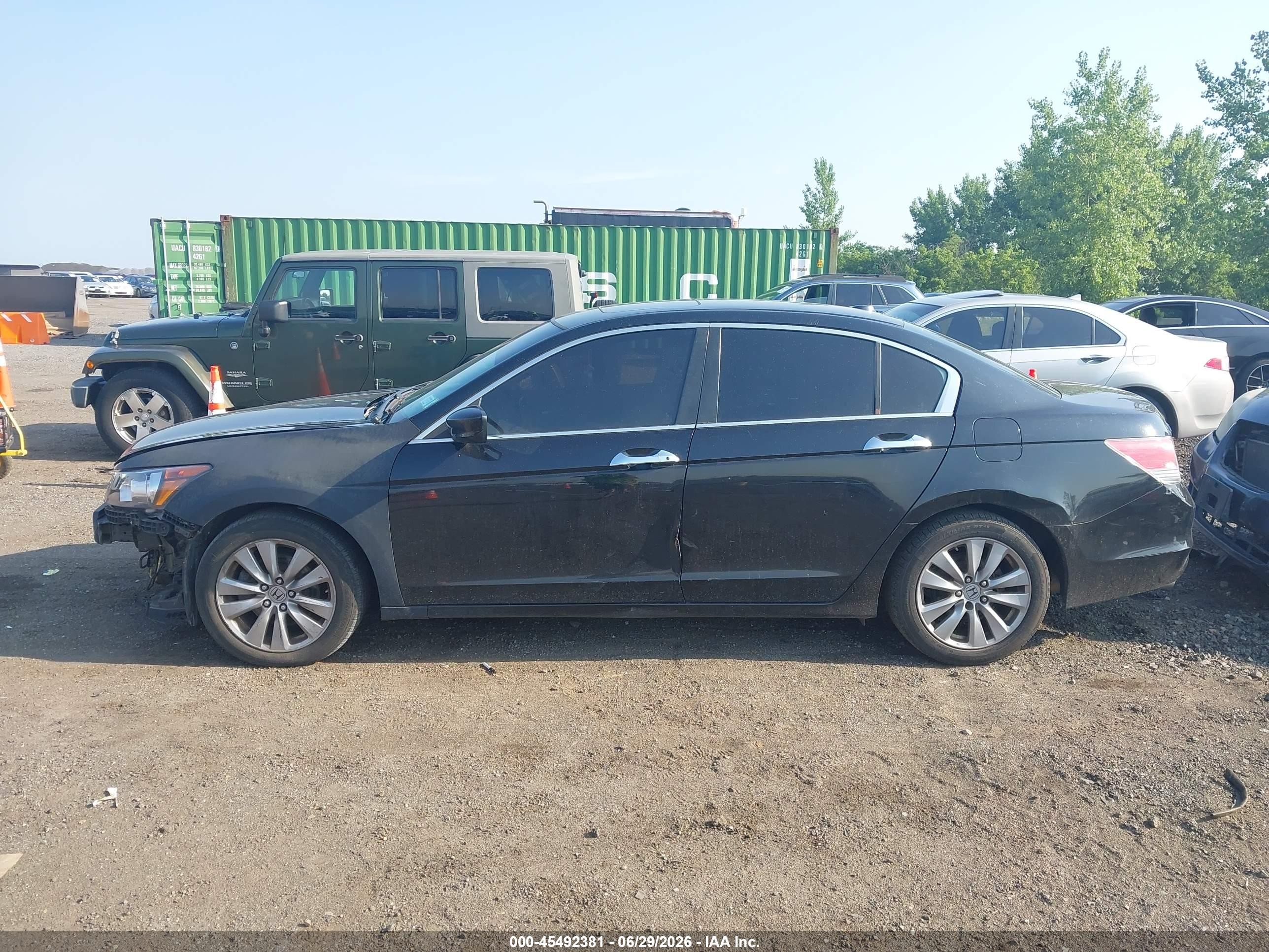 2012 Honda Accord 3.5 Ex-l Black vin: 1HGCP3F87CA001976