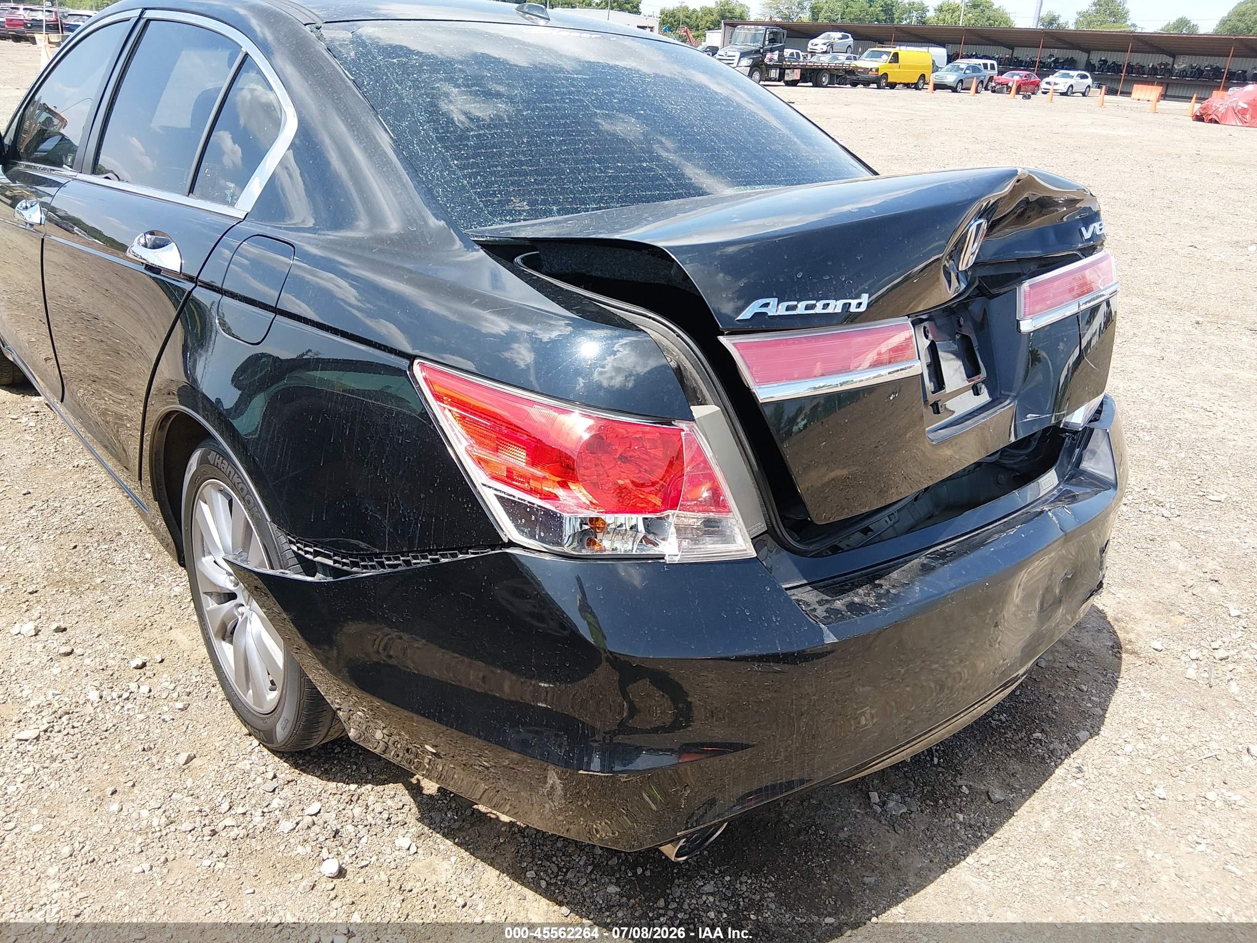 2012 Honda Accord 3.5 Ex-l Black vin: 1HGCP3F87CA005185