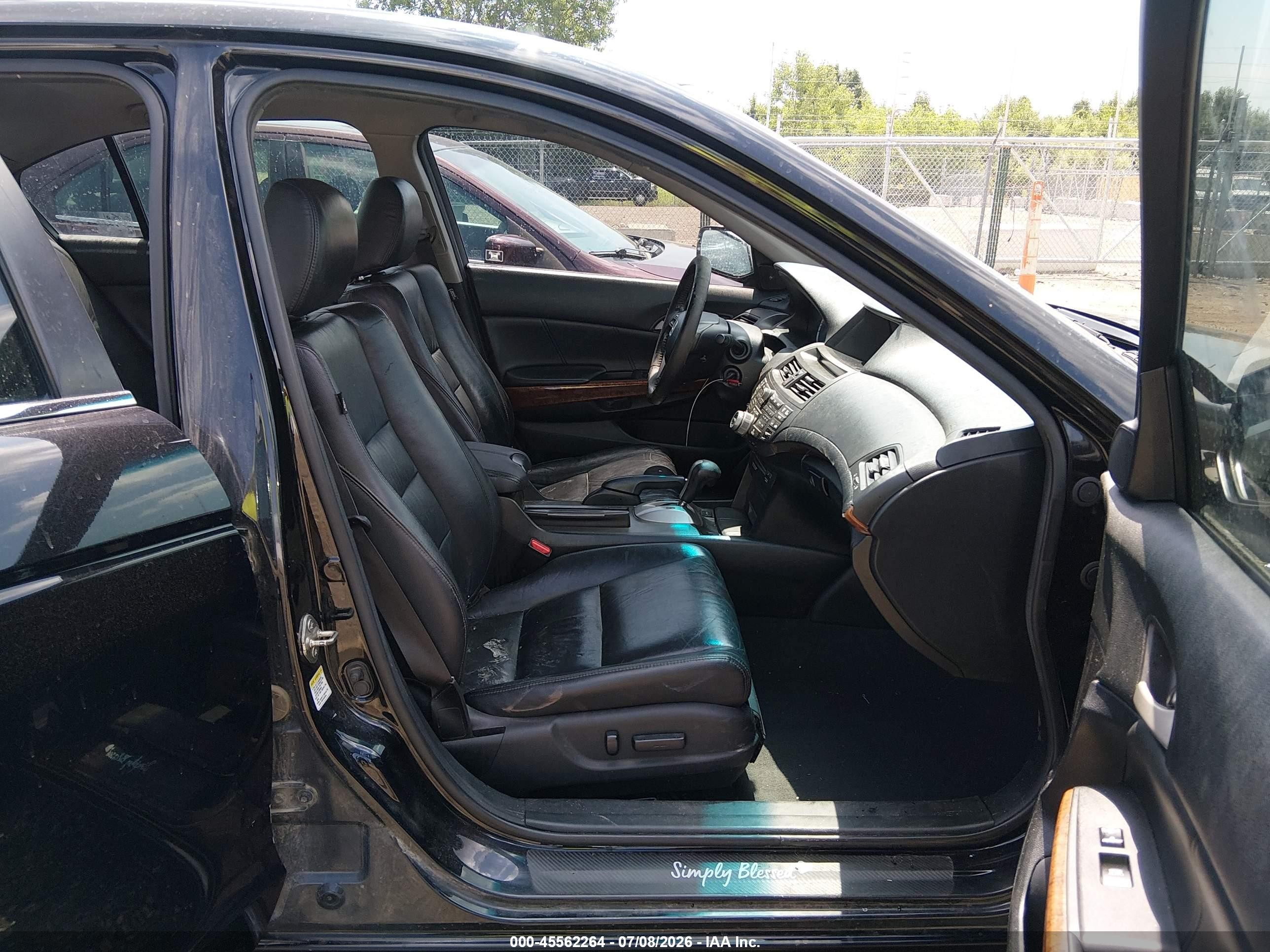 2012 Honda Accord 3.5 Ex-l Black vin: 1HGCP3F87CA005185
