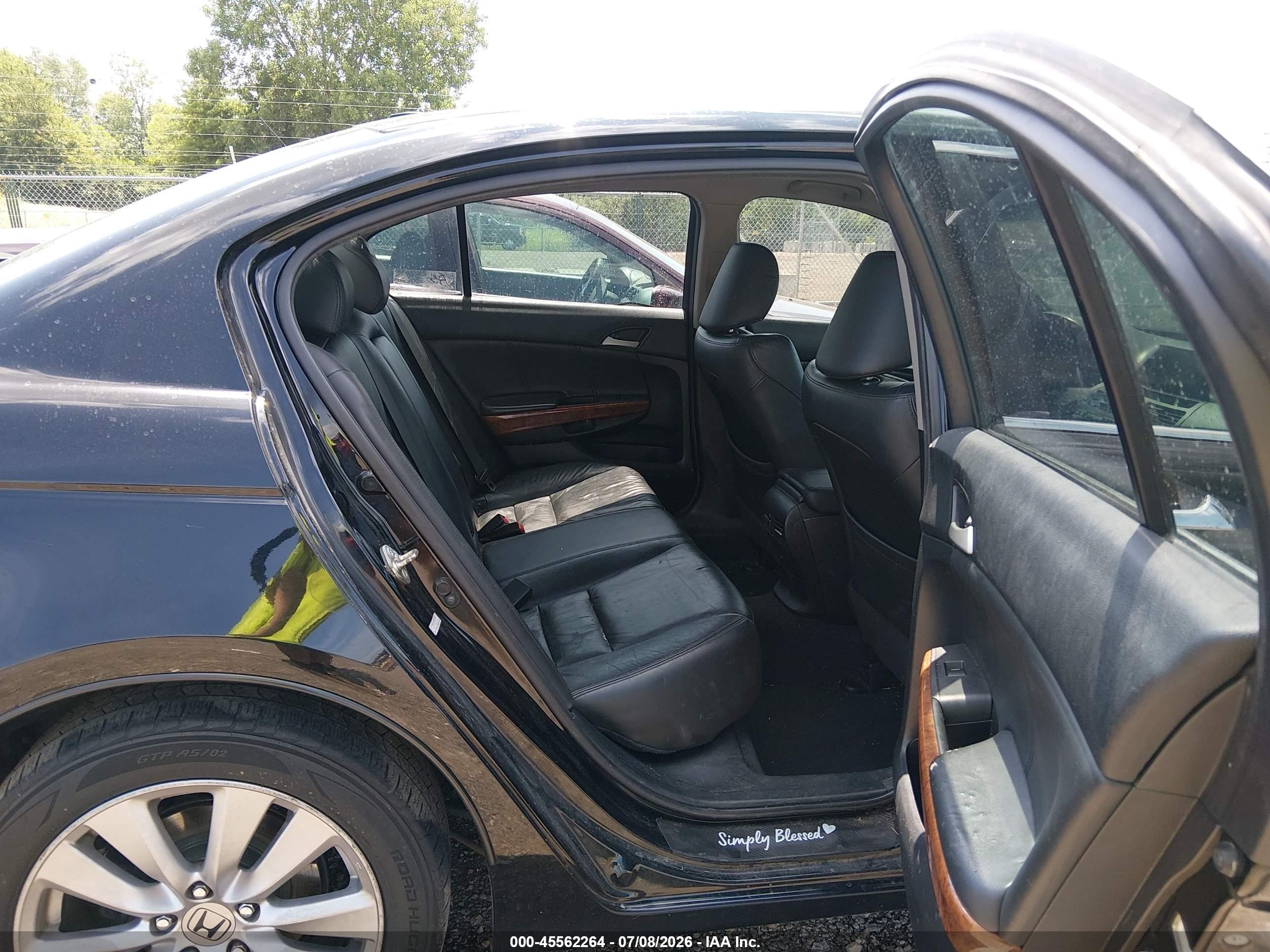 2012 Honda Accord 3.5 Ex-l Black vin: 1HGCP3F87CA005185