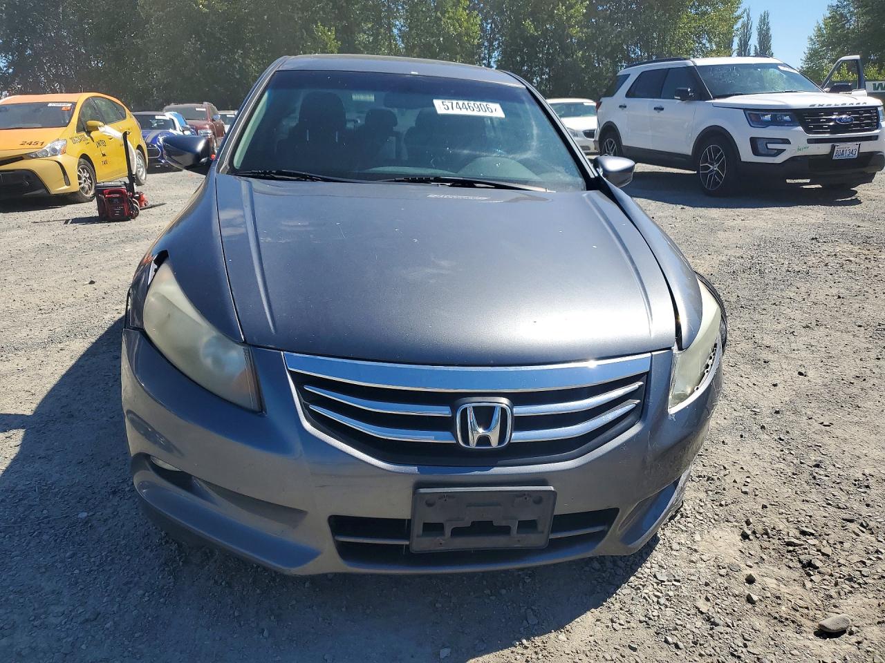 2012 Honda Accord Exl Gray vin: 1HGCP3F87CA011049
