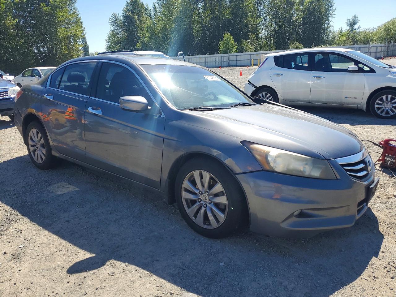 2012 Honda Accord Exl Gray vin: 1HGCP3F87CA011049
