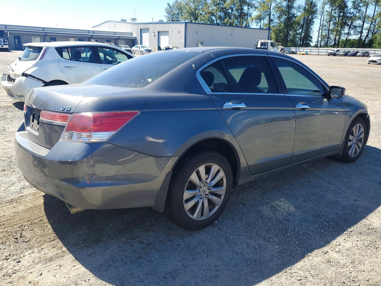 2012 Honda Accord Exl Gray vin: 1HGCP3F87CA011049