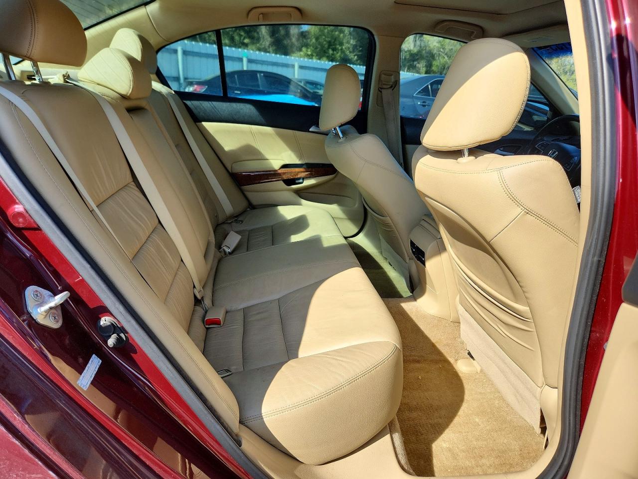 2012 Honda Accord Exl Burgundy vin: 1HGCP3F87CA014033