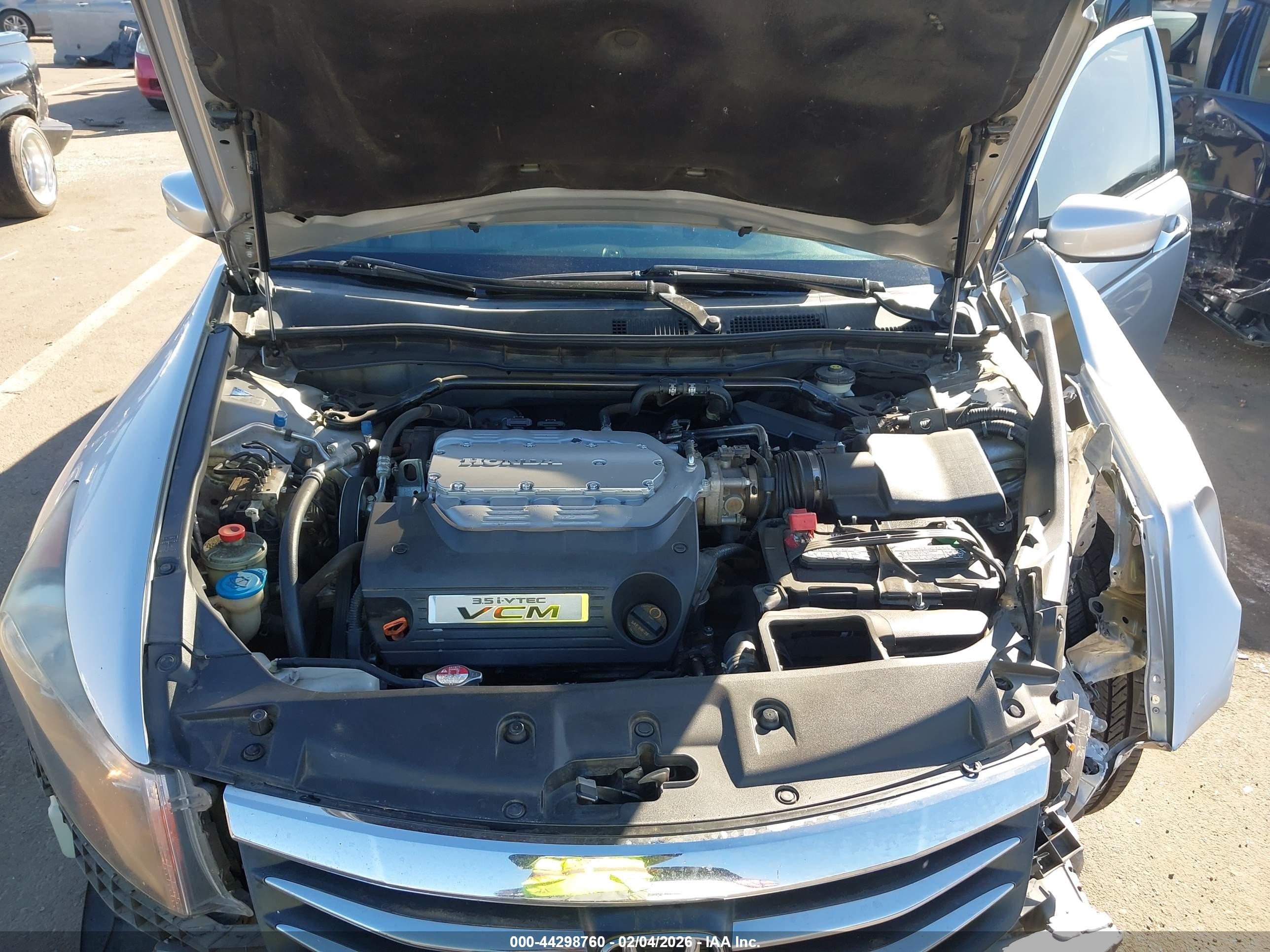 2012 Honda Accord Sdn 3.5 Ex-l/ex-l Silver vin: 1HGCP3F87CA017241