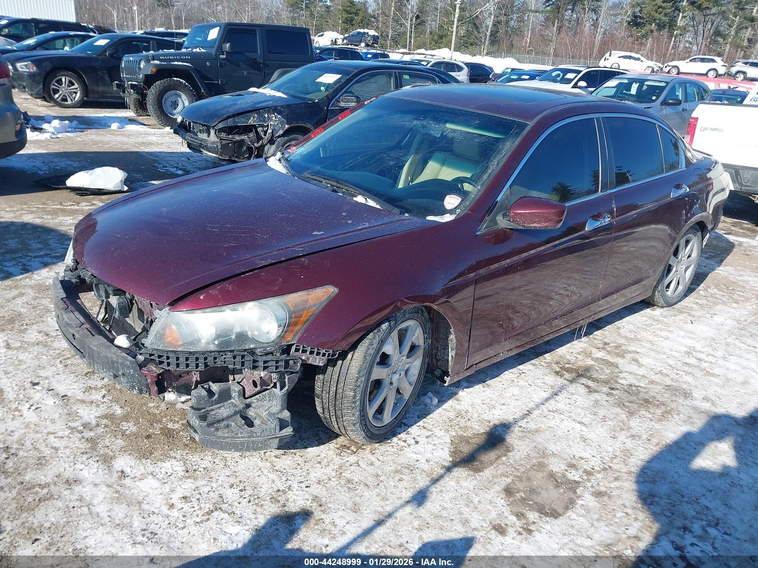 2012 Honda Accord Sdn   Темно-бордовый vin: 1HGCP3F87CA023864