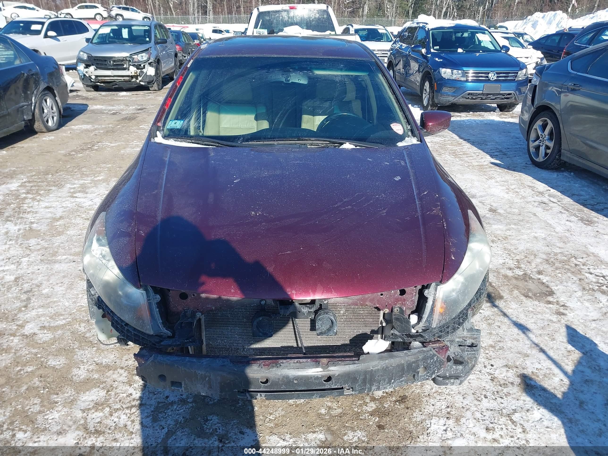 2012 Honda Accord Sdn   Темно-бордовый vin: 1HGCP3F87CA023864