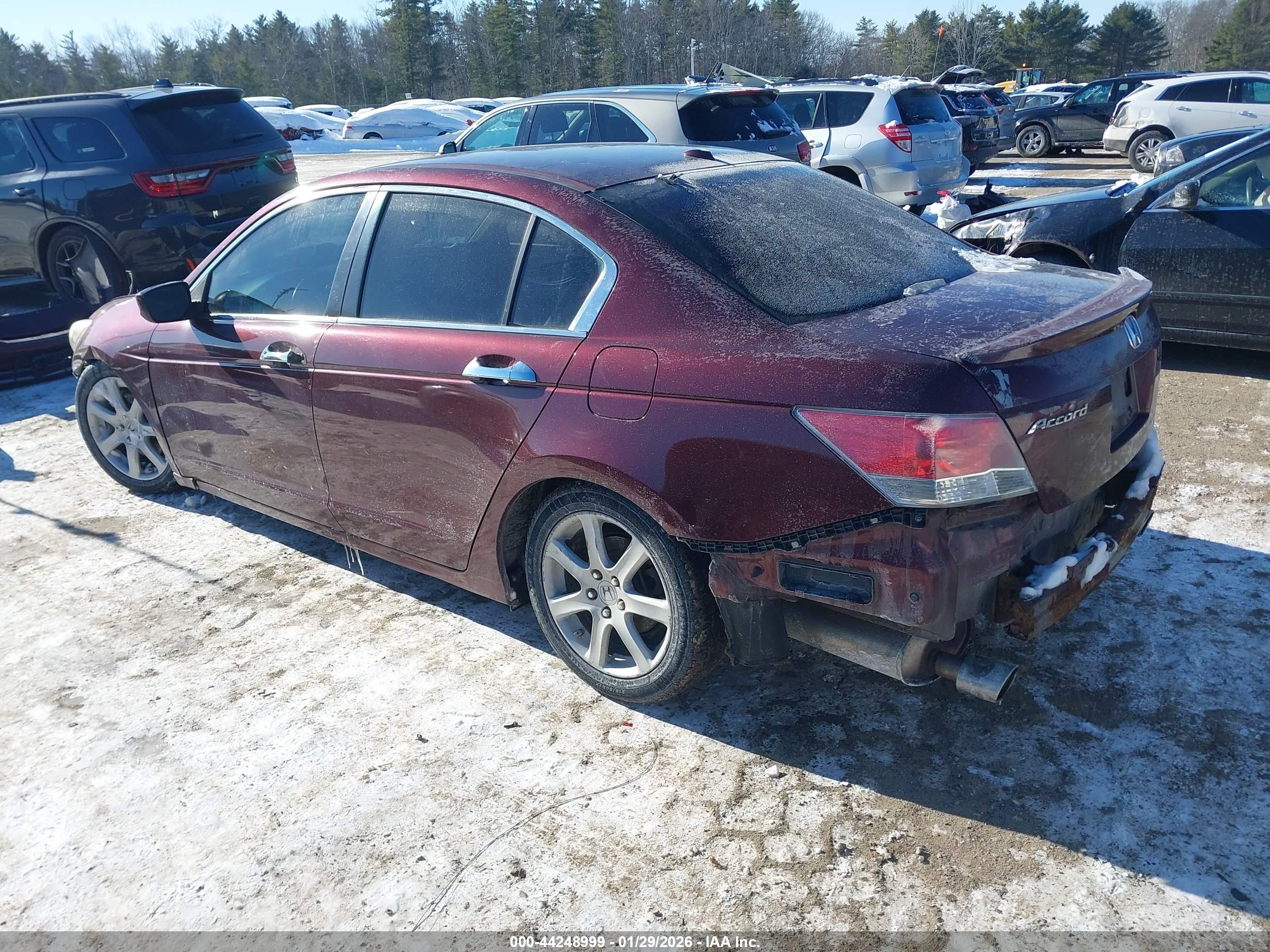 2012 Honda Accord Sdn   Темно-бордовый vin: 1HGCP3F87CA023864
