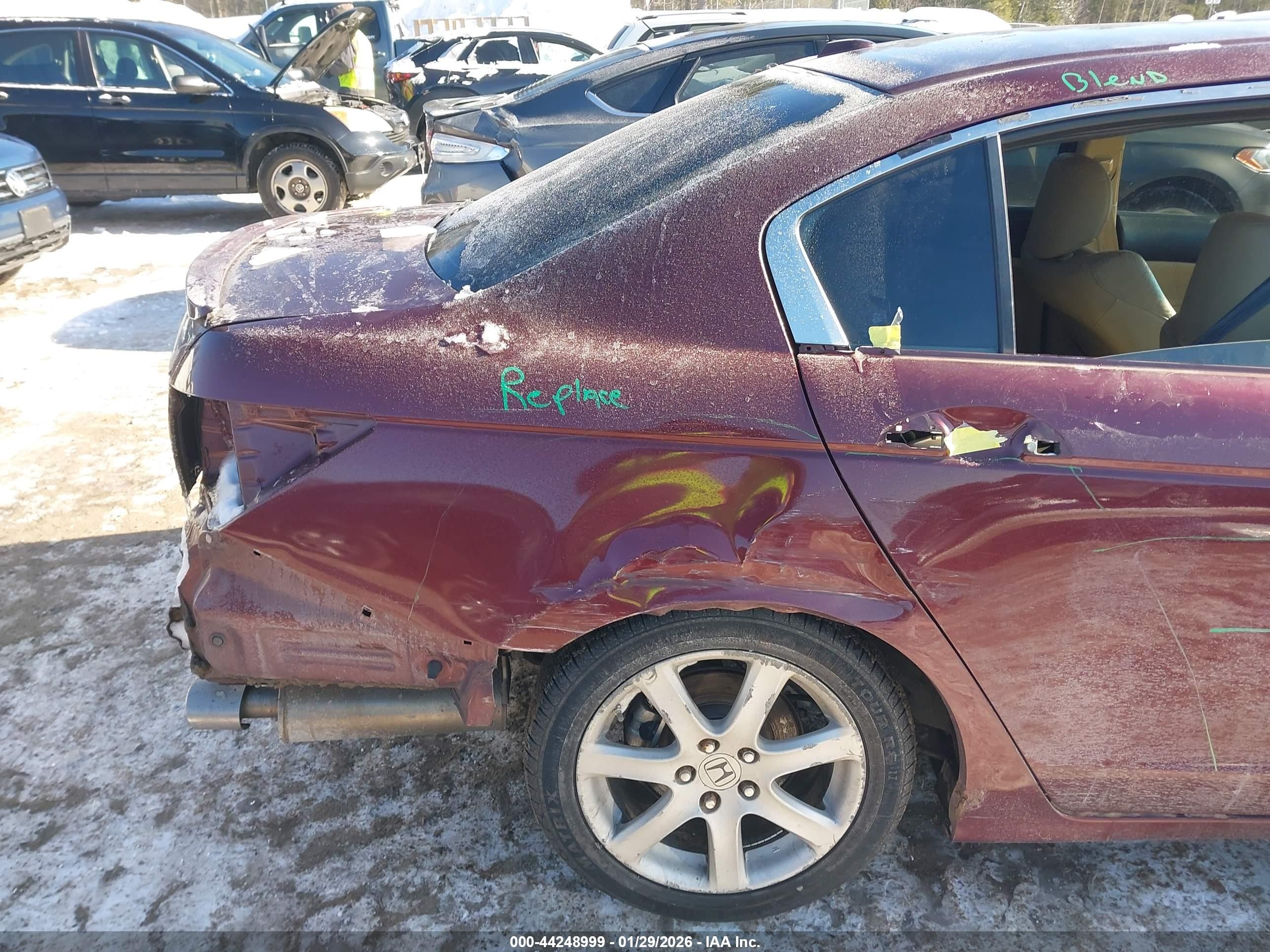 2012 Honda Accord Sdn   Темно-бордовый vin: 1HGCP3F87CA023864