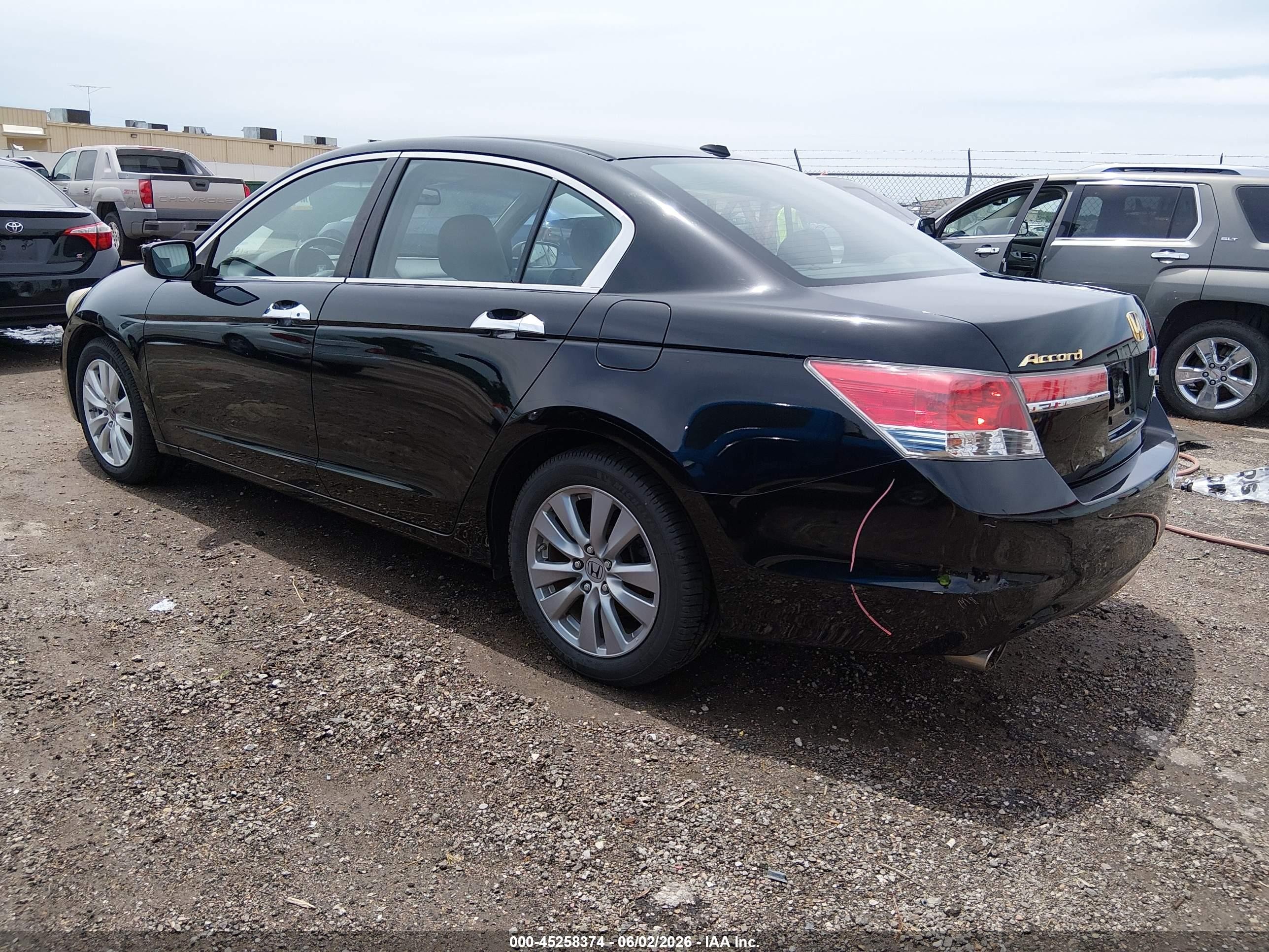 2012 Honda Accord 3.5 Ex-l Black vin: 1HGCP3F87CA026179