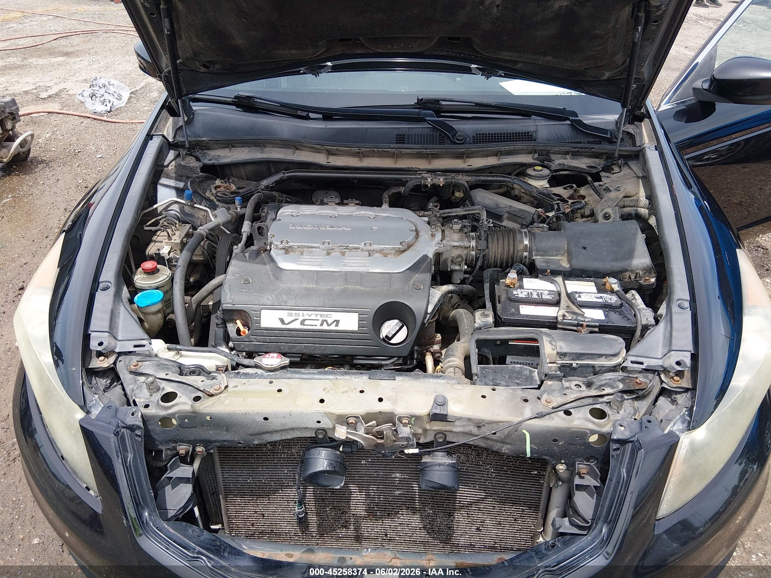 2012 Honda Accord 3.5 Ex-l Black vin: 1HGCP3F87CA026179