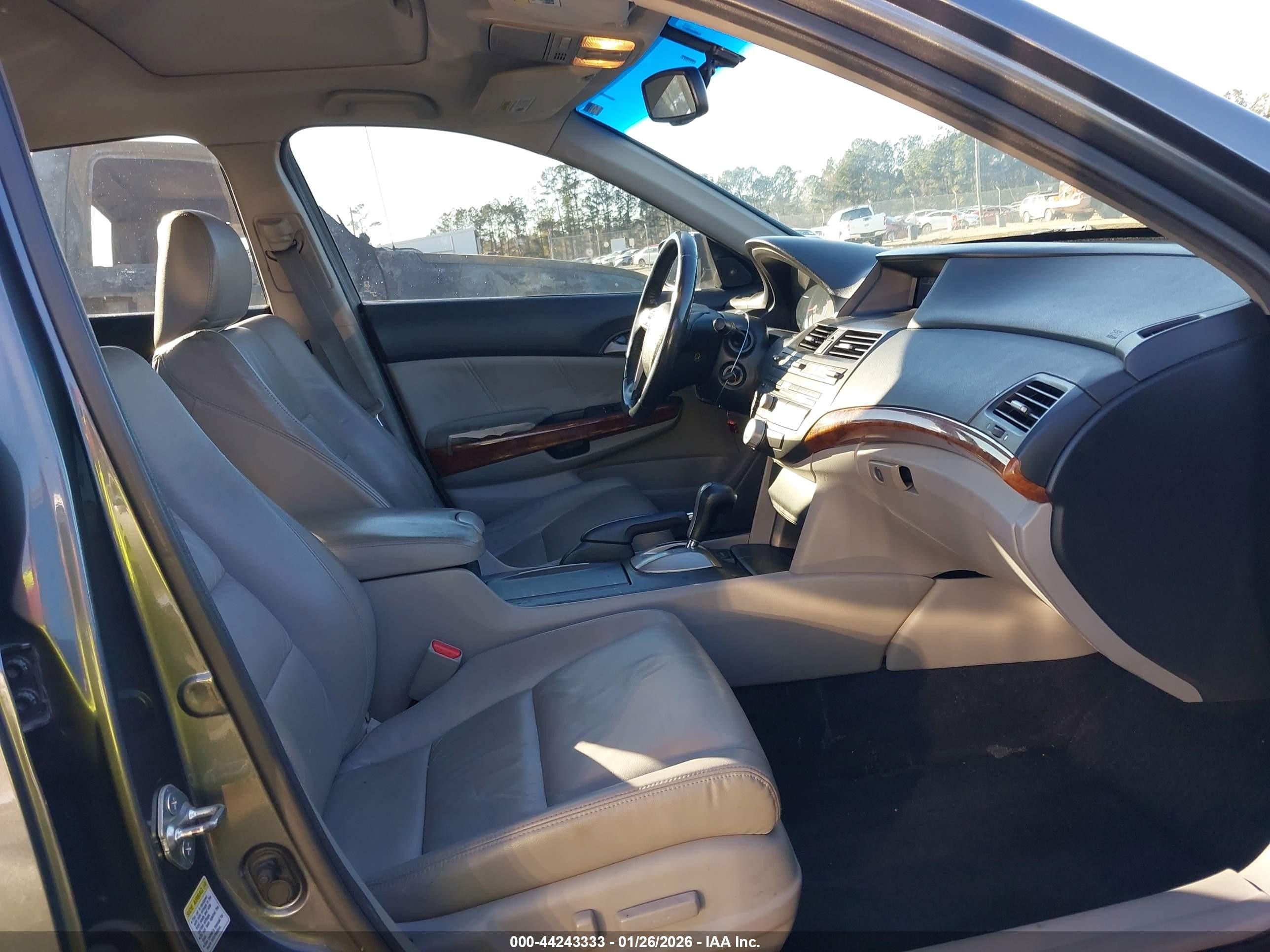 2012 Honda Accord Sdn 3.5 Ex-l/ex-l Gray vin: 1HGCP3F87CA027588