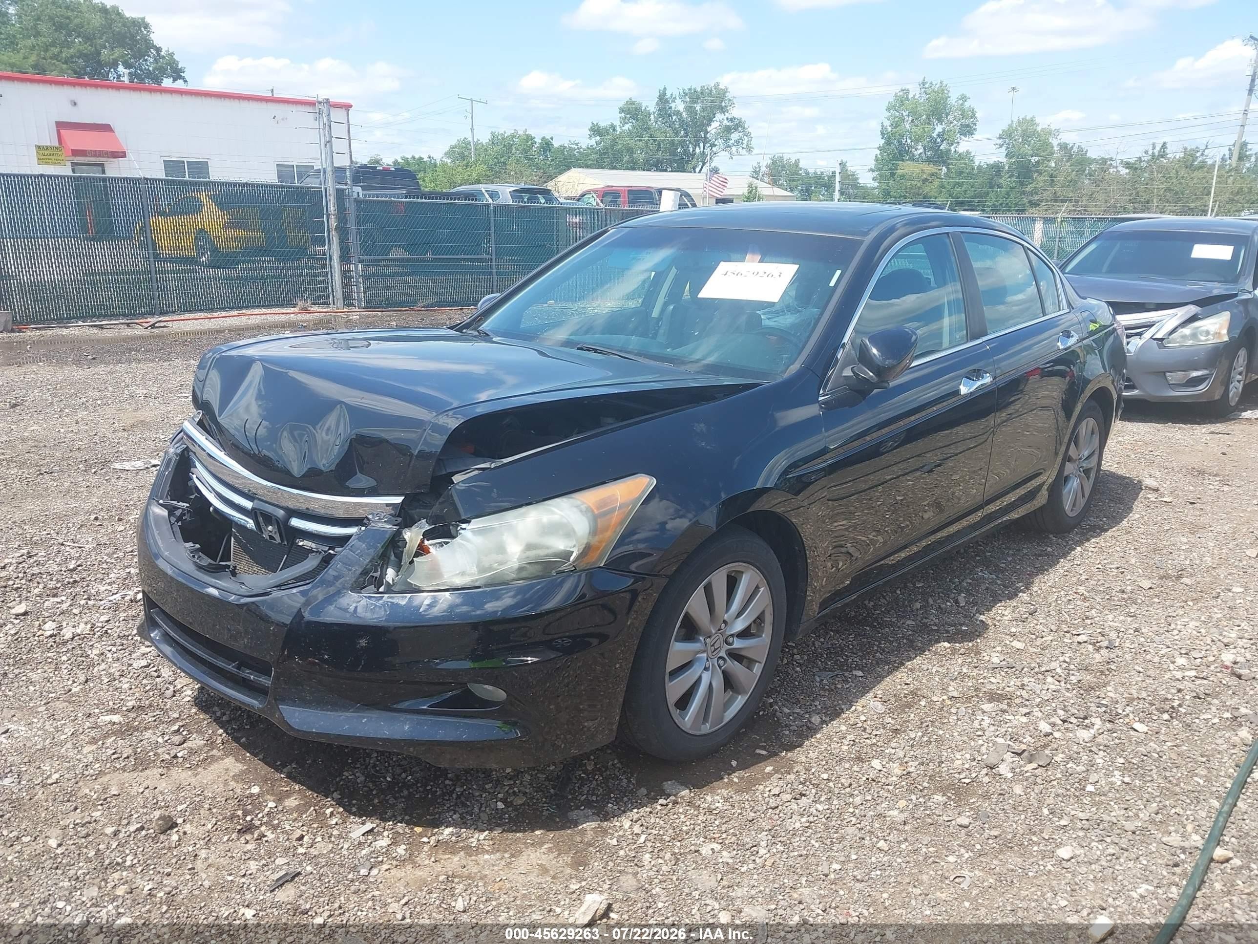 2012 Honda Accord 3.5 Ex-l Черный vin: 1HGCP3F87CA037196