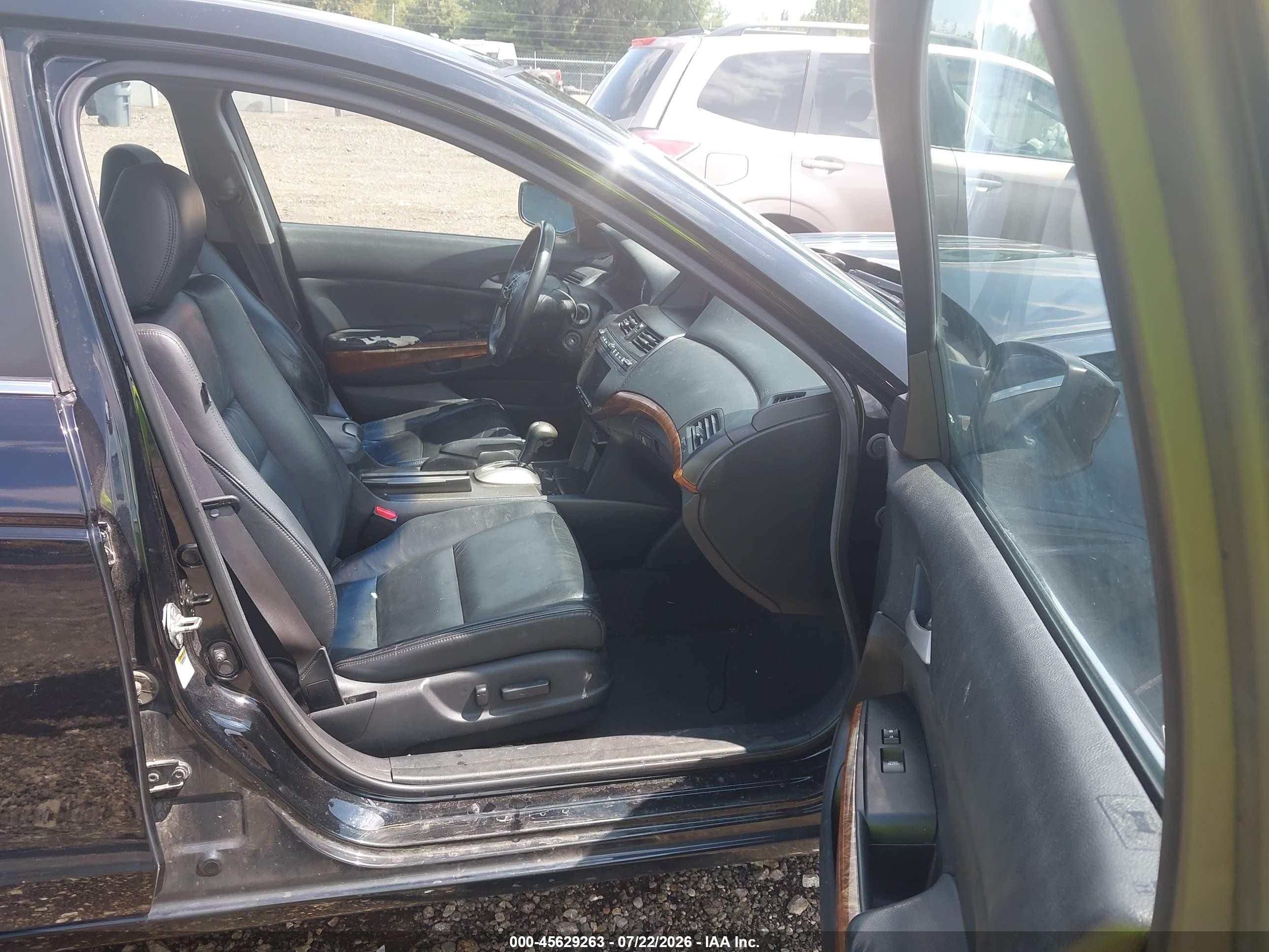 2012 Honda Accord 3.5 Ex-l Черный vin: 1HGCP3F87CA037196