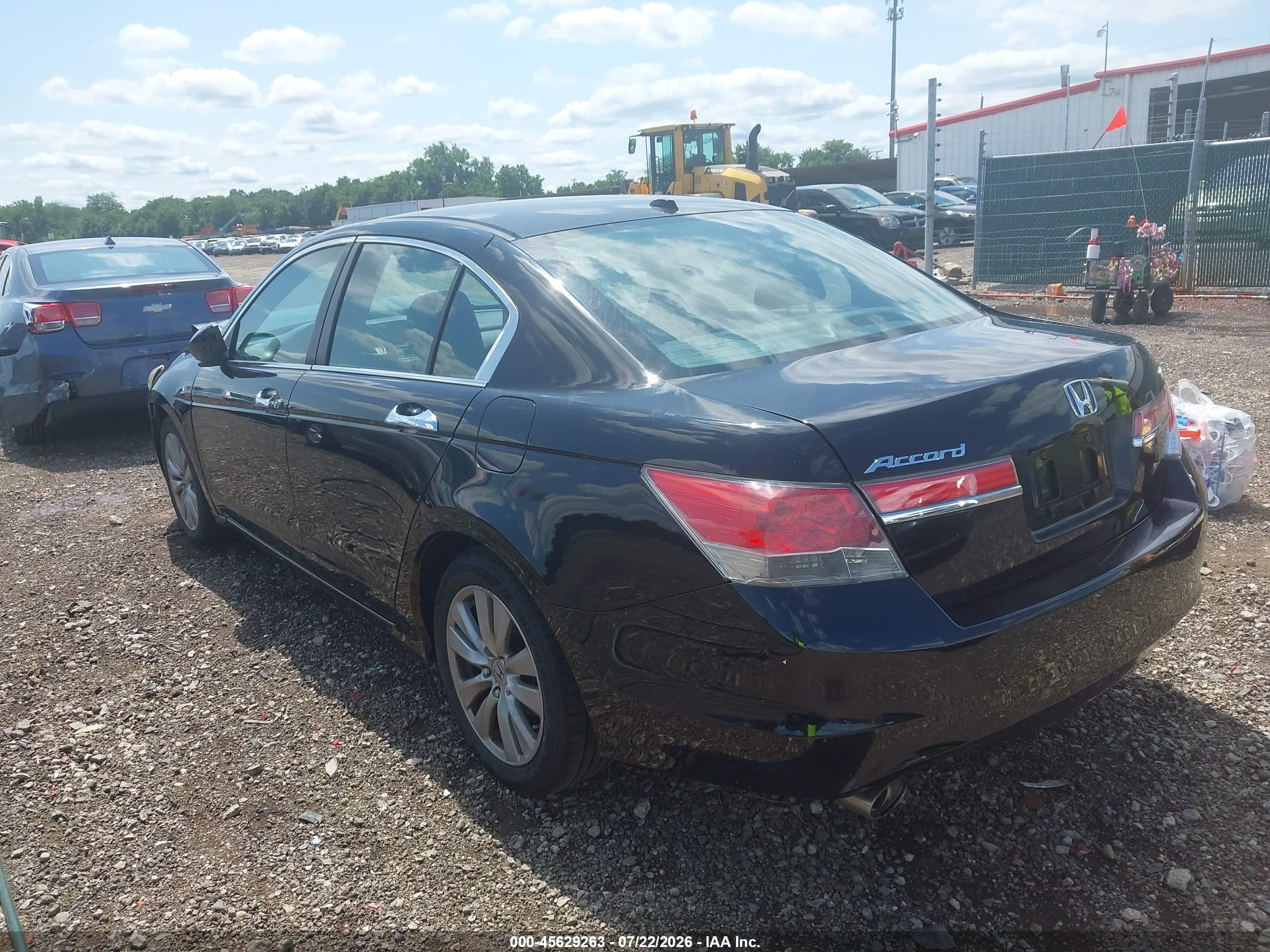 2012 Honda Accord 3.5 Ex-l Черный vin: 1HGCP3F87CA037196